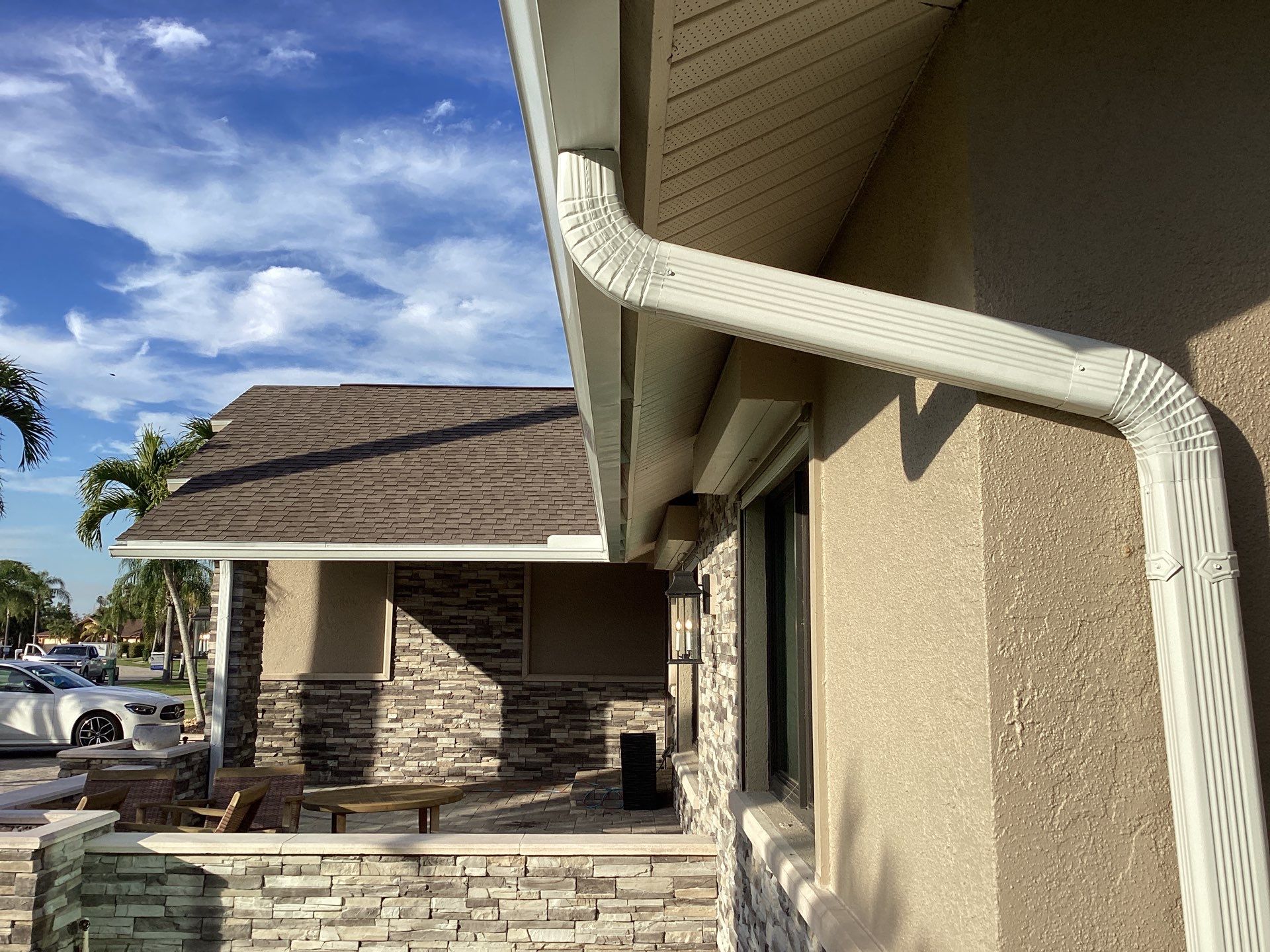 Seamless Gutters Installation in Fort Myers FL by Gutter Professor by Gutter Professors