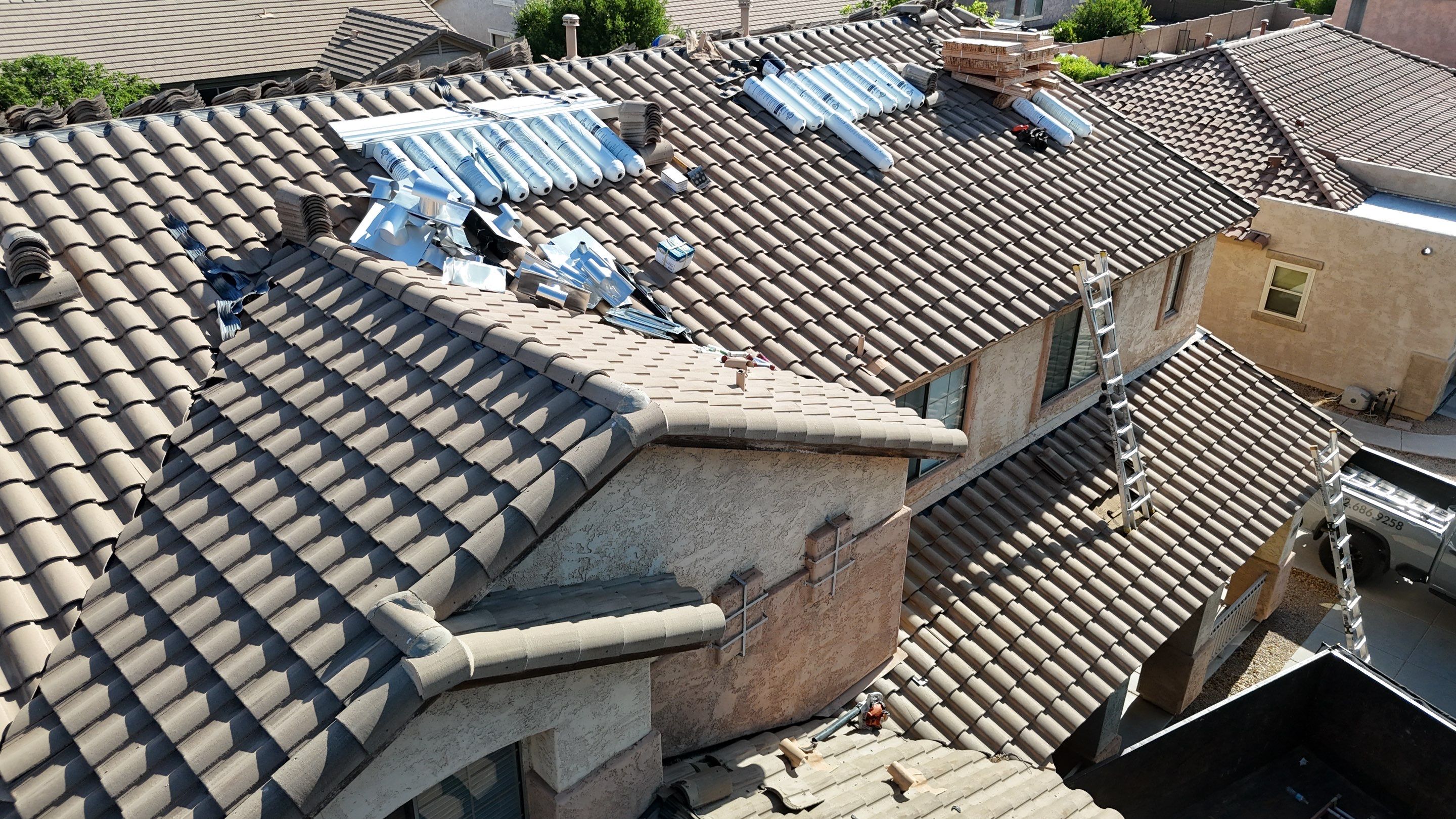 Project in Queen Creek, AZ by Saint Roofing