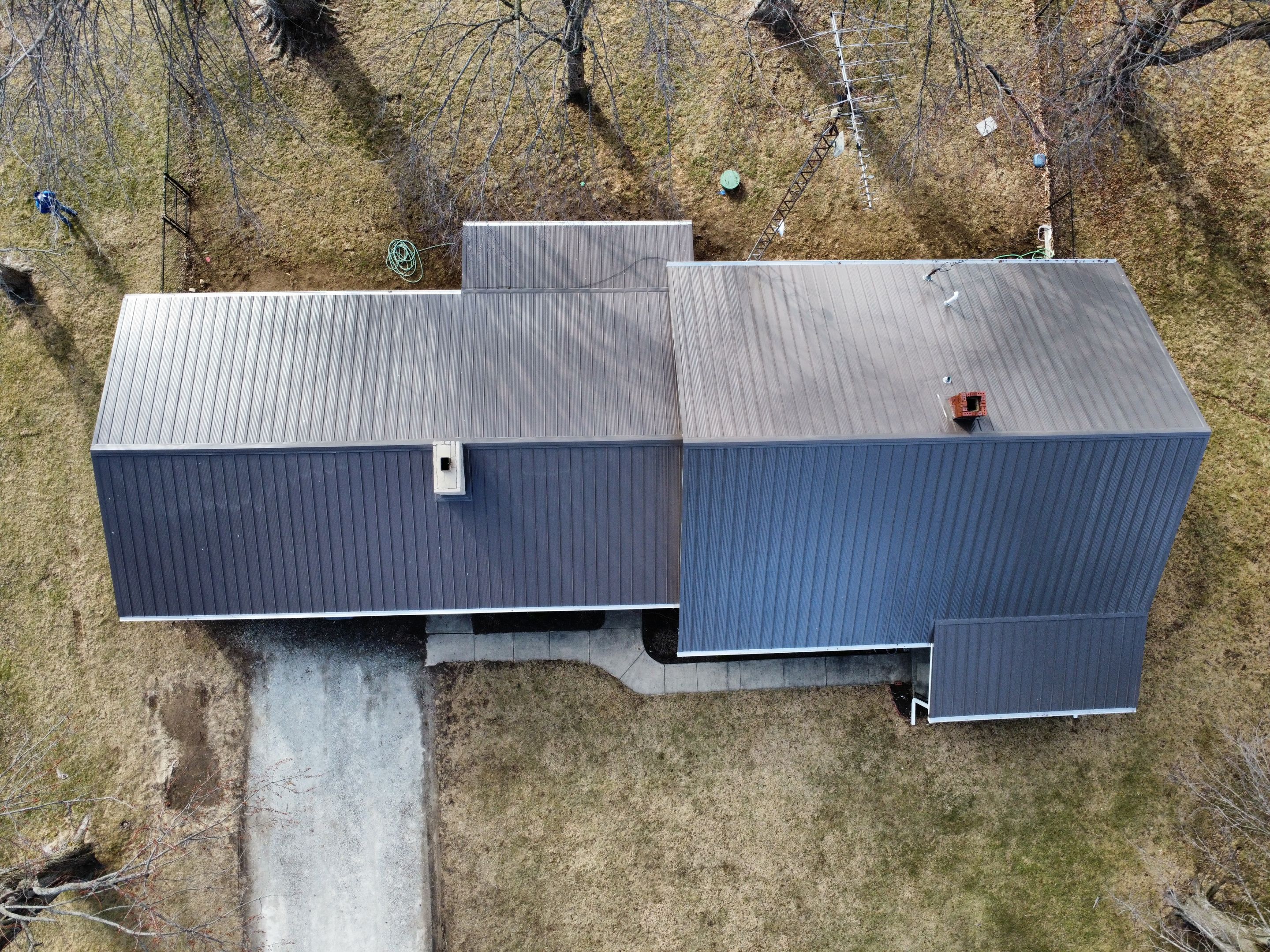 M Panel Metal Roofing - Burnished Slate by Hoel Roofing & Remodeling