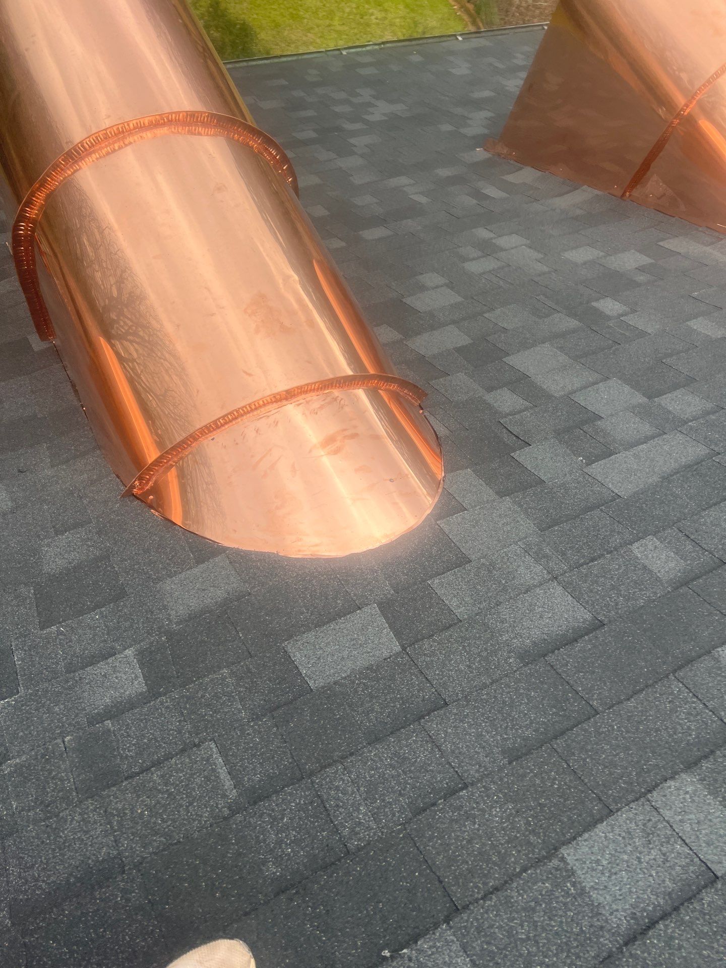 Onyx Black Shingle w/ Copper Upgrades by IAM Roofing LLC