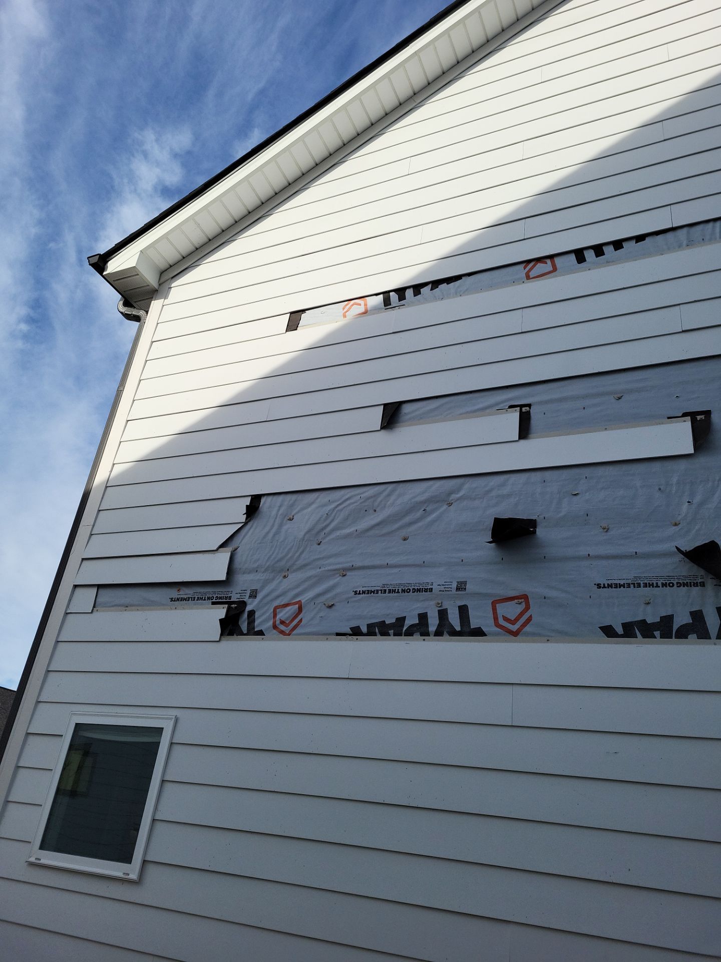 Insurance Workscope Hardie Board Repair using James Hardie HZ10 Plank Smooth  by RGR Construction and Roofing, LLC