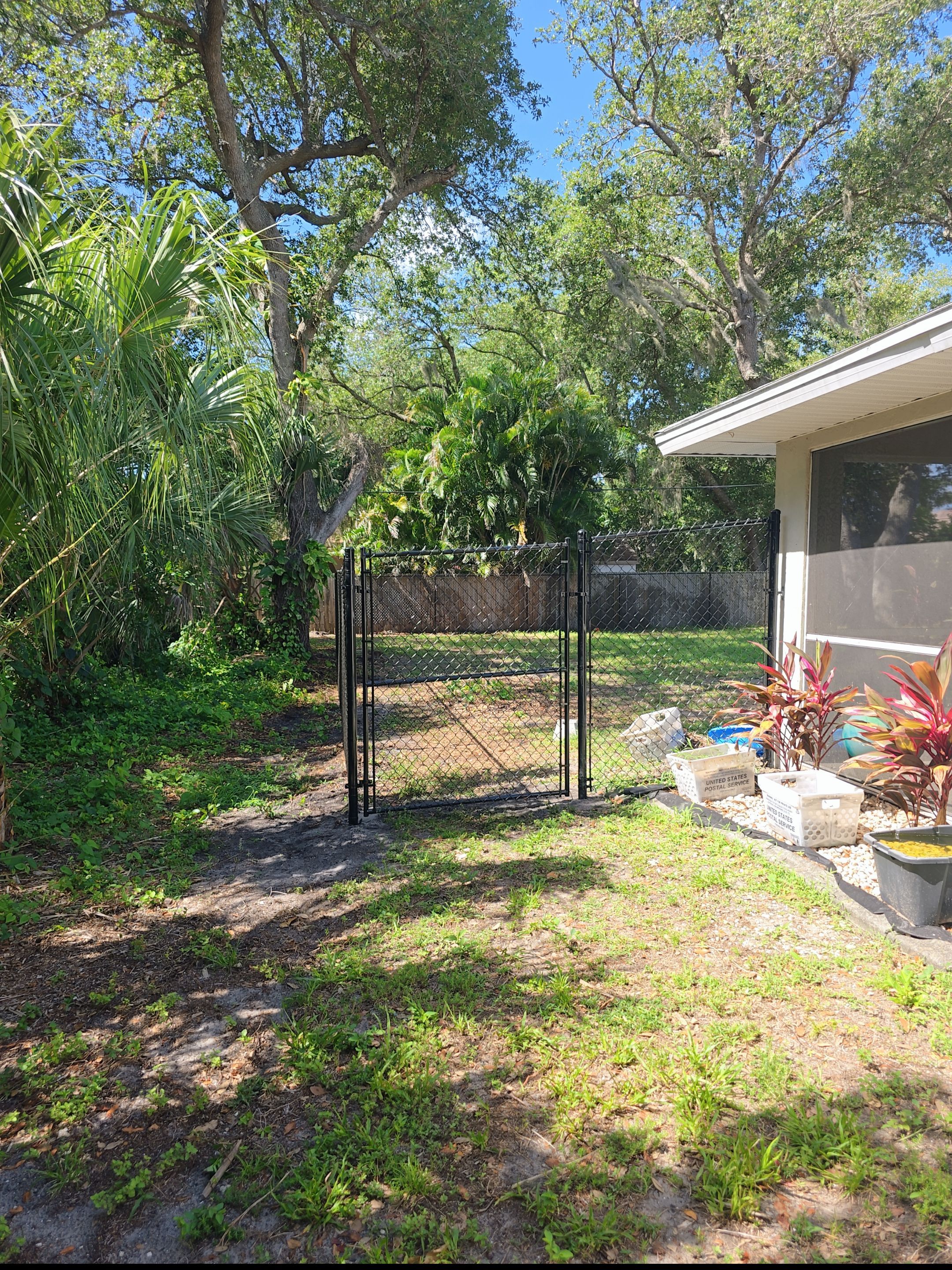 Black Chain Link in Port Charlotte by True Fence LLC