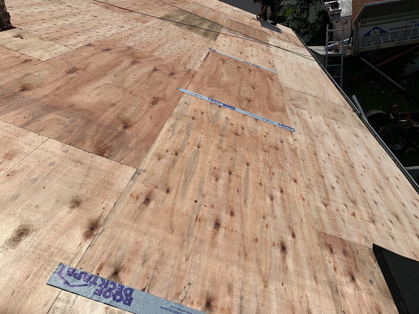 Residential Roofing Installation using Owens Corning Duration Driftwood by A Plus Exterior