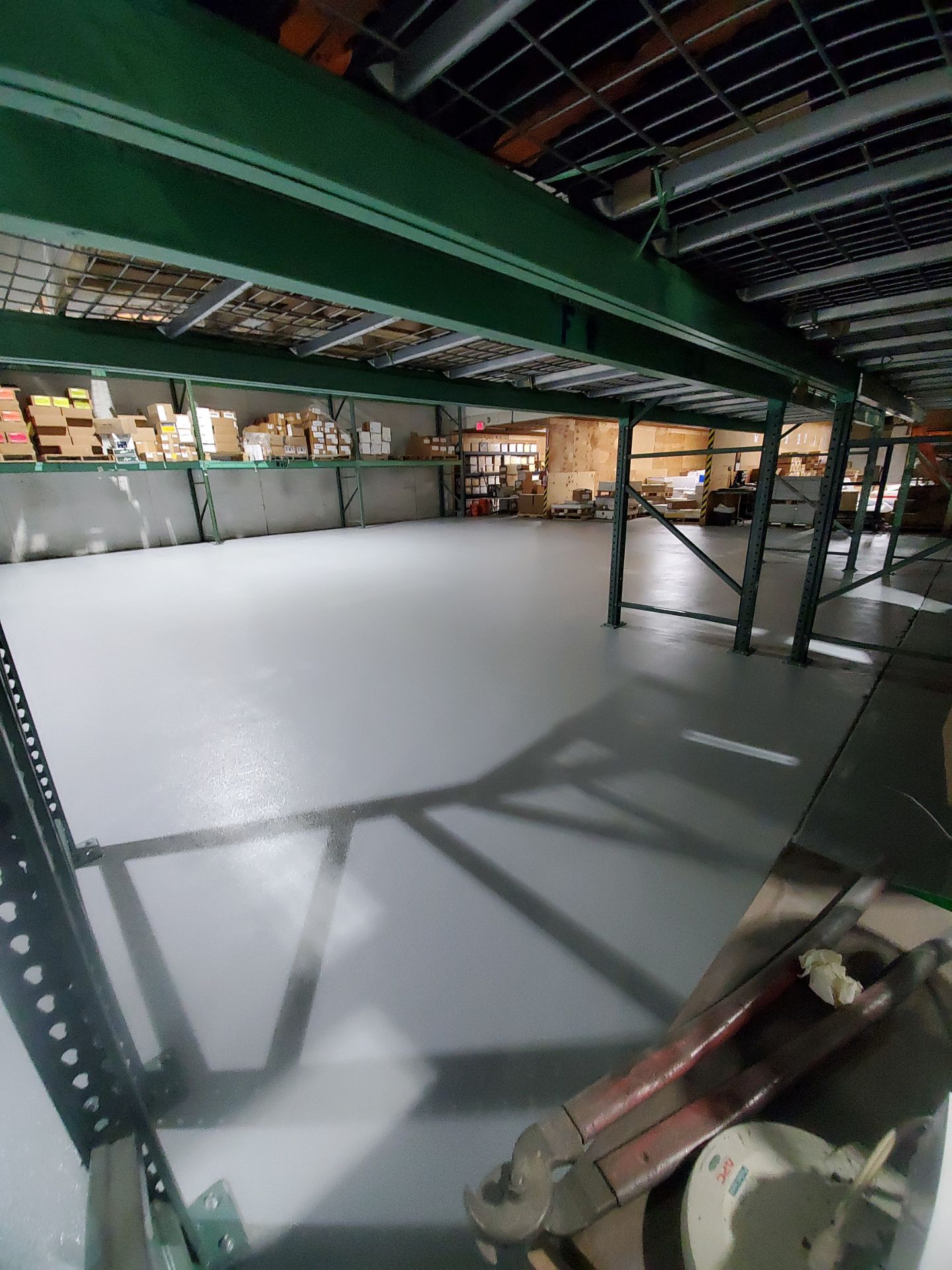 Neat Commercial Concrete Coating by Level 10 Coatings