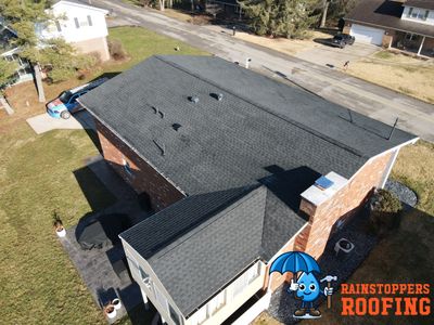 Residential Roofing Installation using GAF Timberline HDZ Charcoal