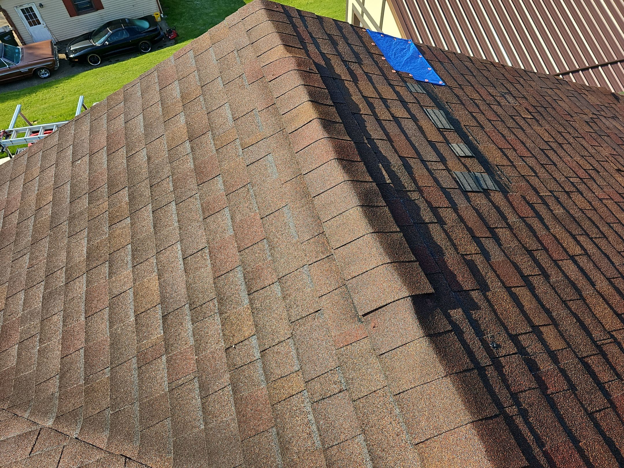 ATLAS PINNACLE COLOR: BURNT HICKORY DRIP EDGE: MUSKET BROWN by Eagle Eye Roofing
