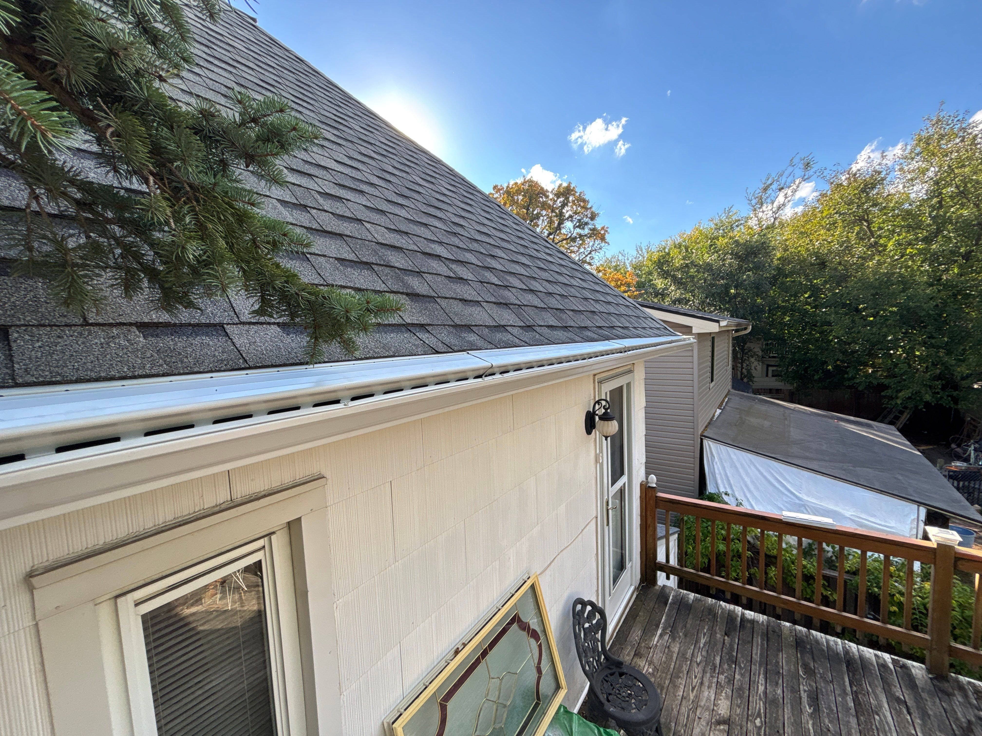 5" Seamless Gutters with Leaf Sentry Covers Minneapolis, MN by Next Level Seamless Gutters / Exteriors Inc.