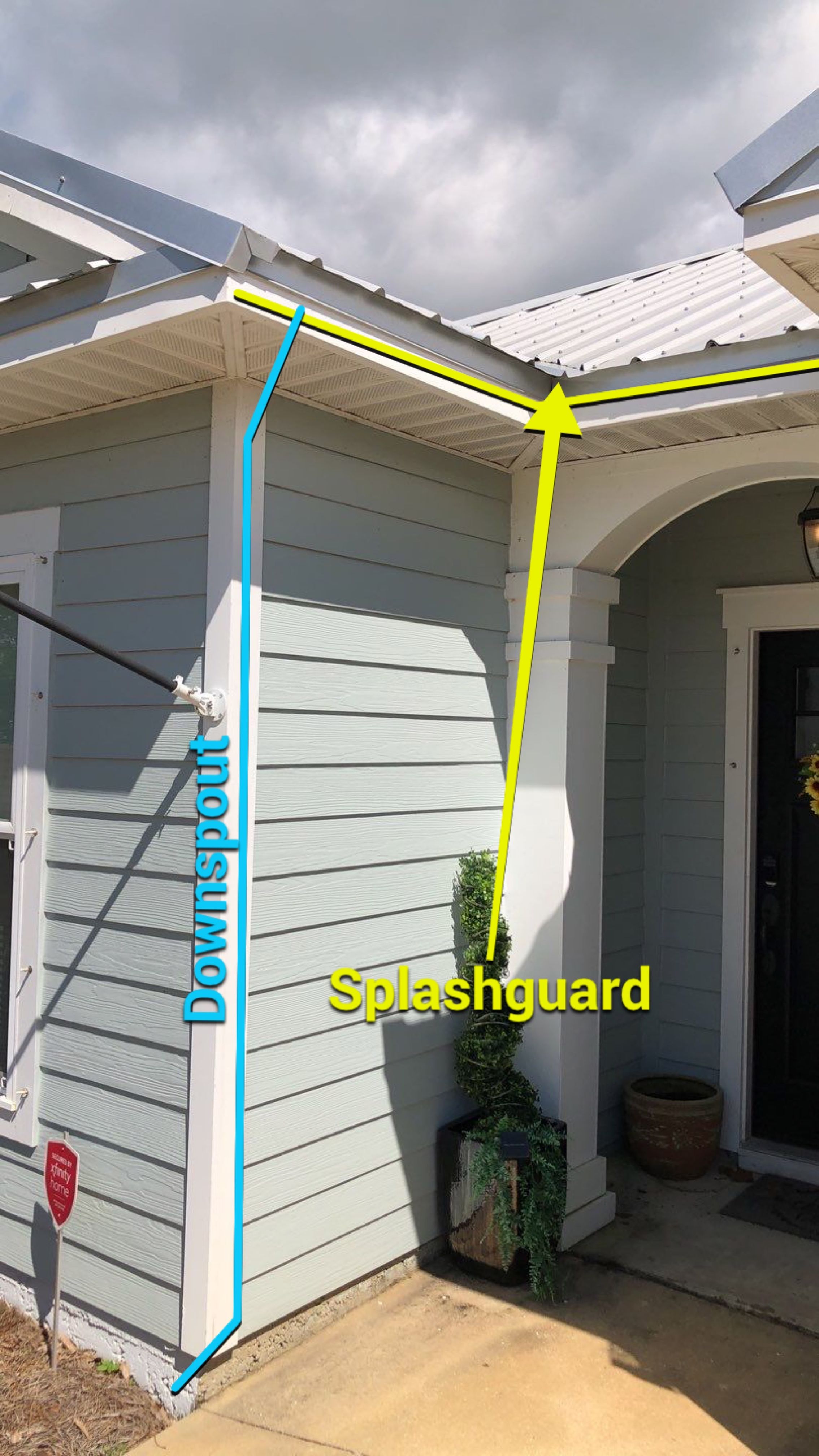 Seamless Gutter Installation using White K-Style Gutters by Gutter Professors
