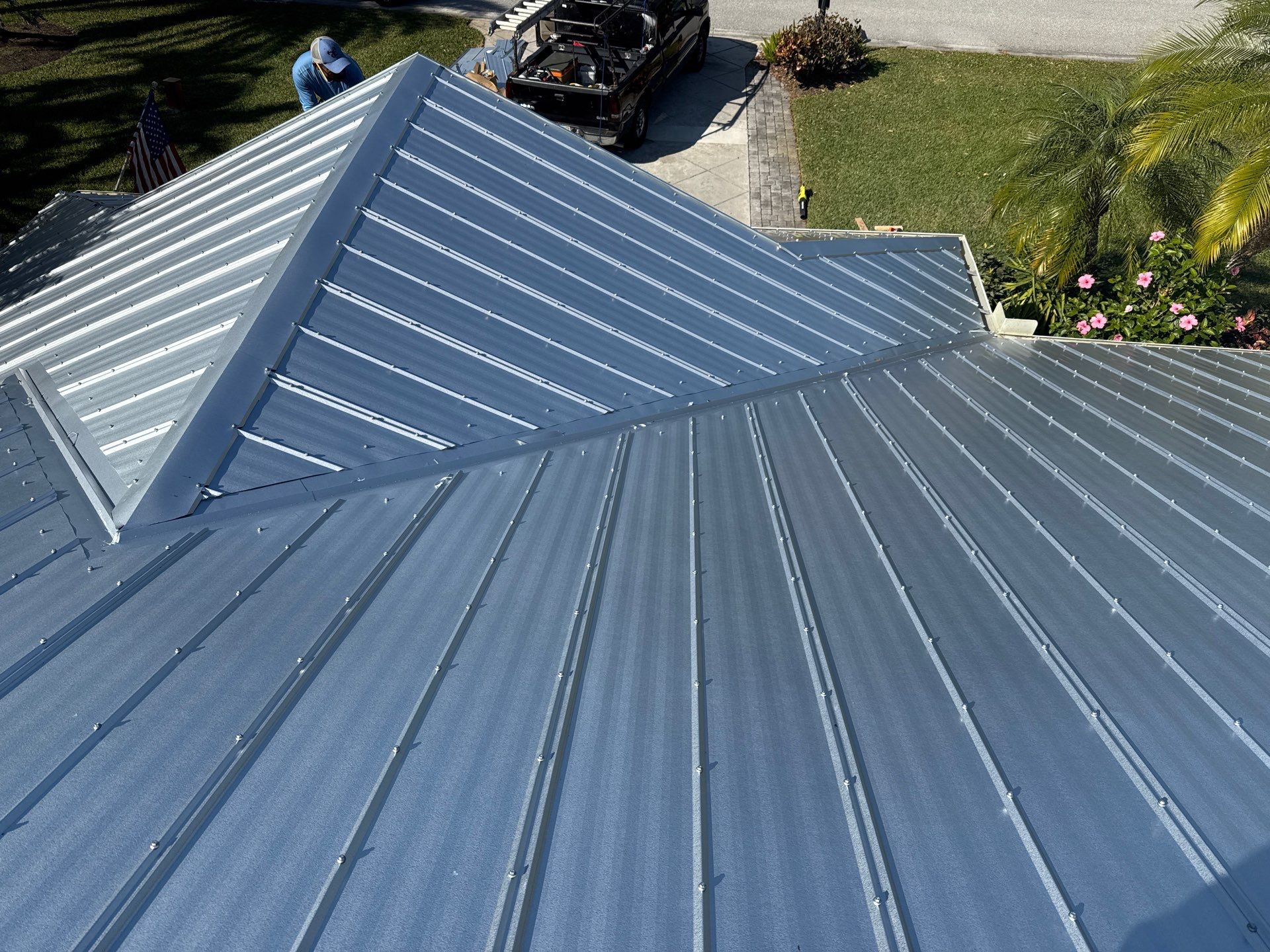 5-V Crimp Metal Roof Replacement by Sailfish Roofing