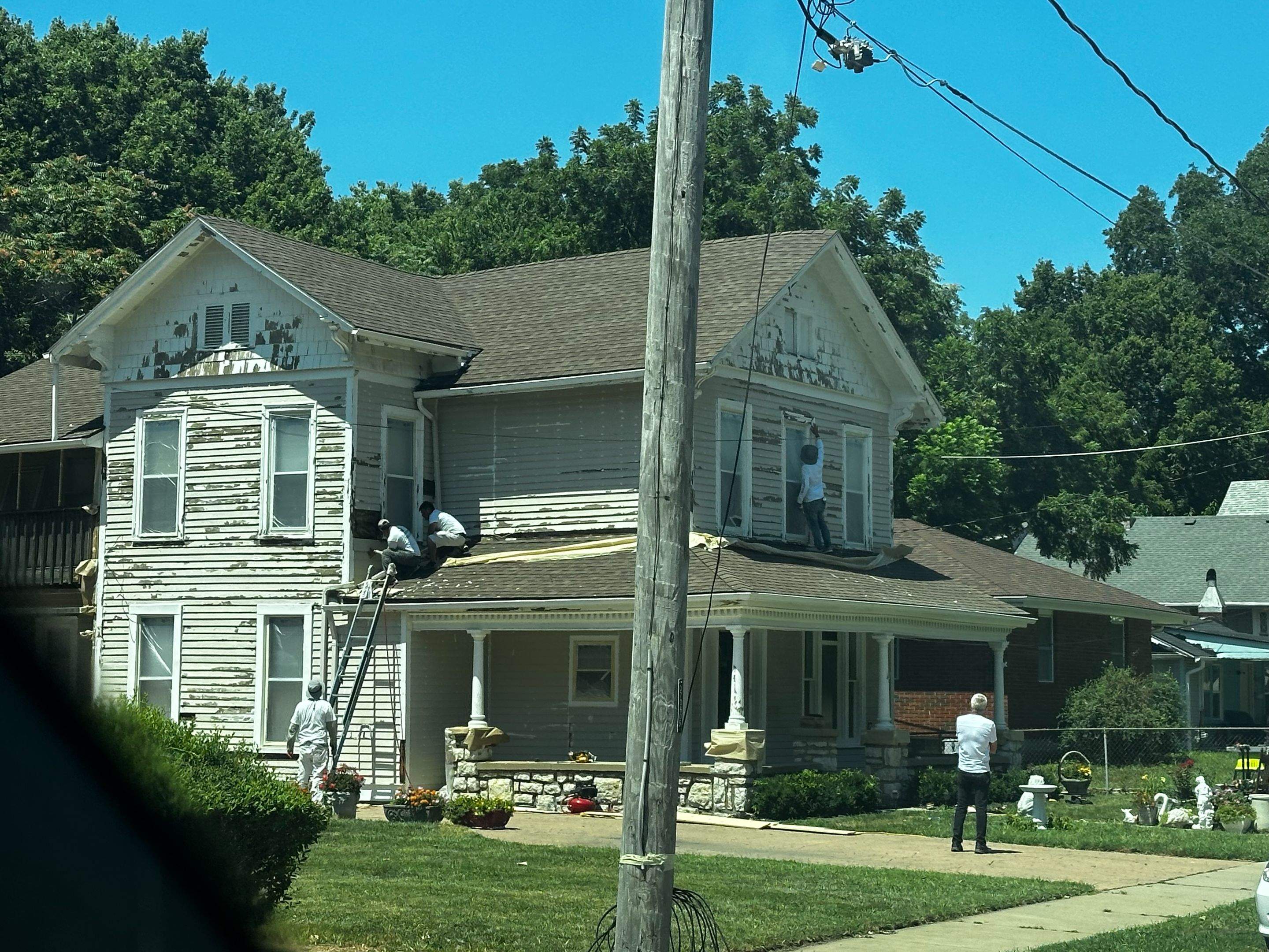 Historic Home Exterior Repair and Painting by Kevin Turner Painting