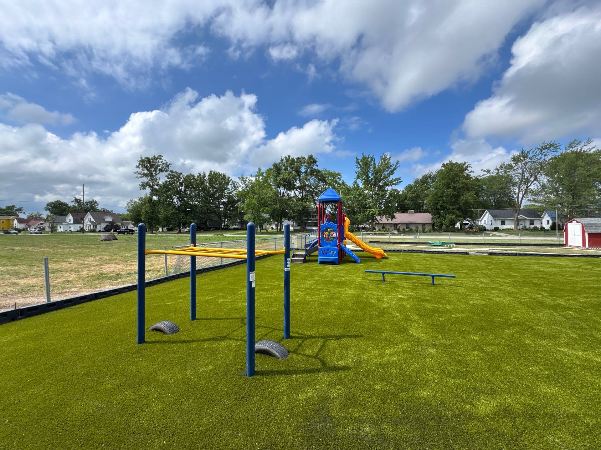 Playground Grass in Portland, IN by ForeverLawn NEIN/INDY