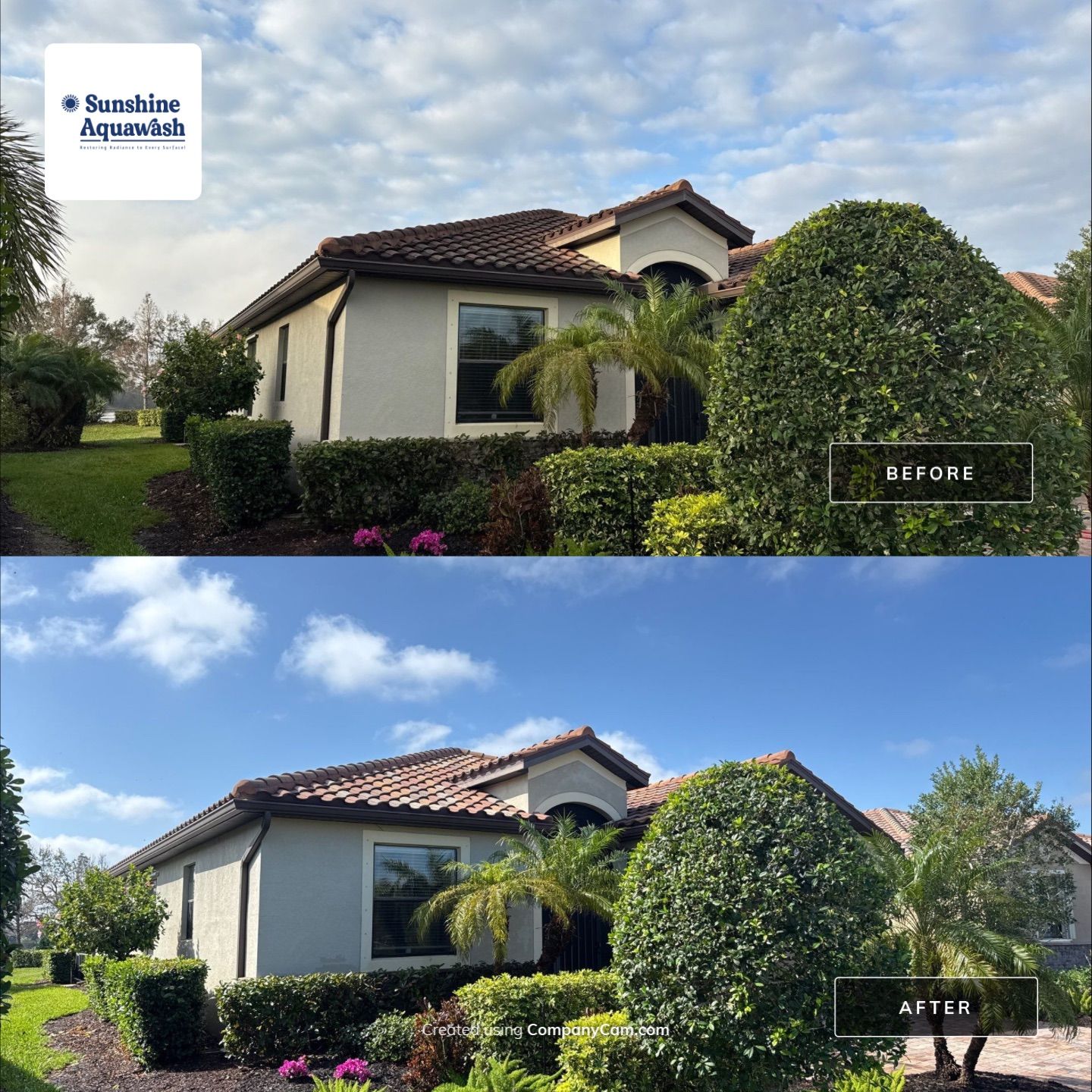 Paver Pool Deck, Driveway & Concrete Tile Roof Cleaning in River Strand, Bradenton, FL | Sunshine AquaWash by Sunshine AquaWash