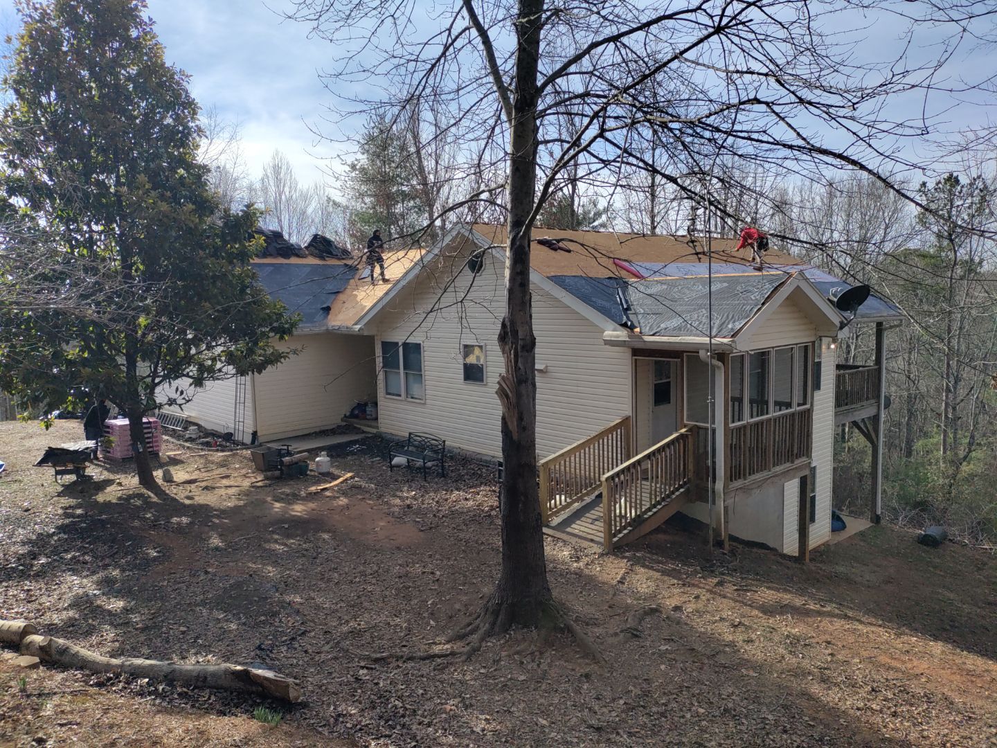 Residential Roofing Installation using Owens Corning by Inspector Roofing and Restoration