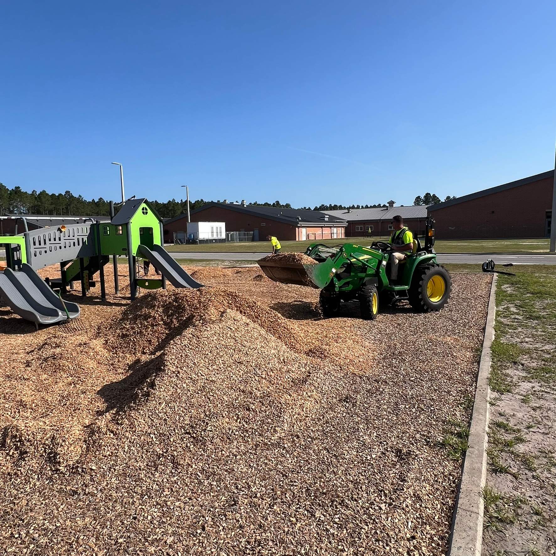 Mulch Installation | IPEMA Certified Playground Mulch by ProGreen Services