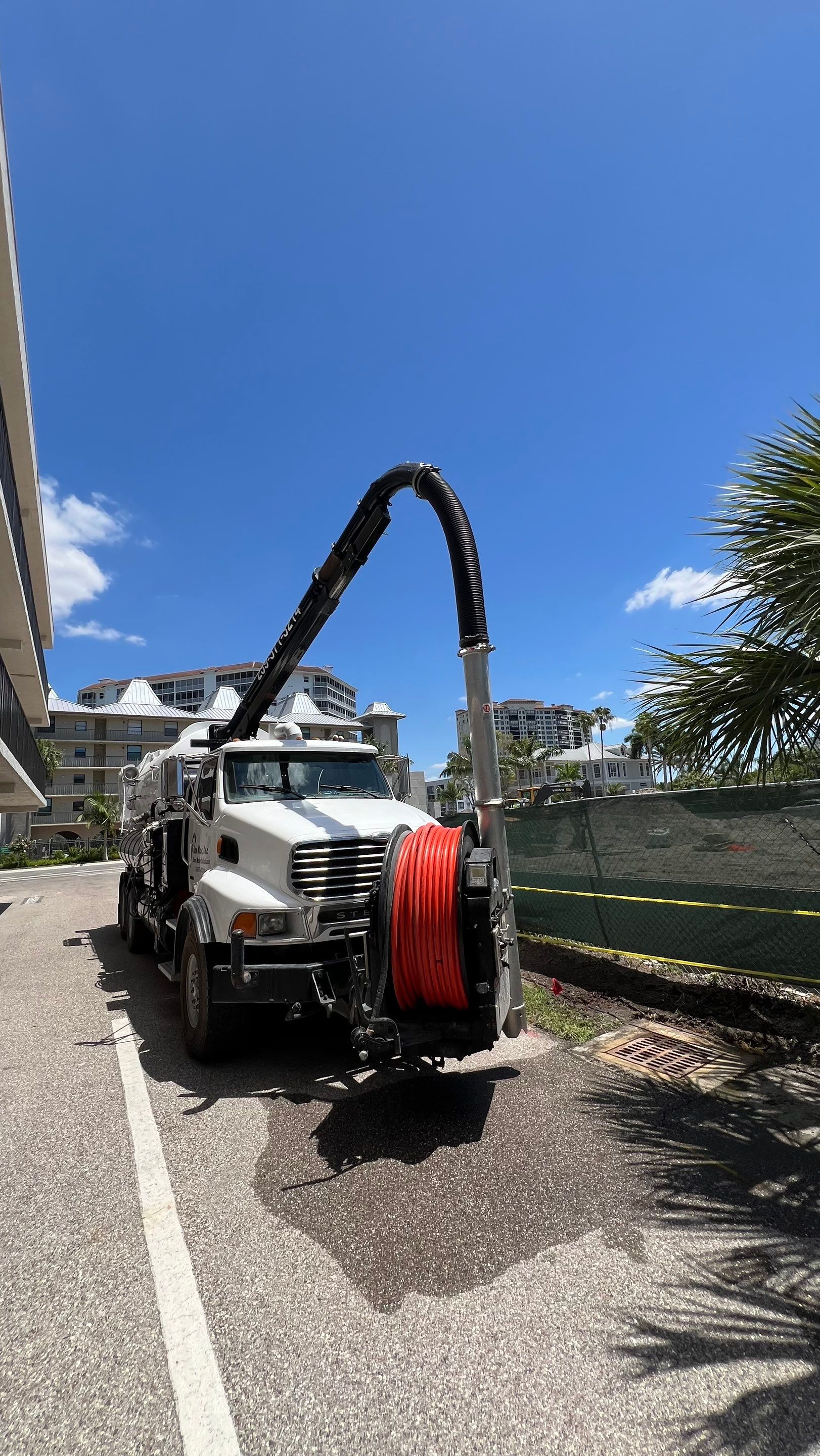 Naples Condo Catch Basin Cleaning by APS Power & Water