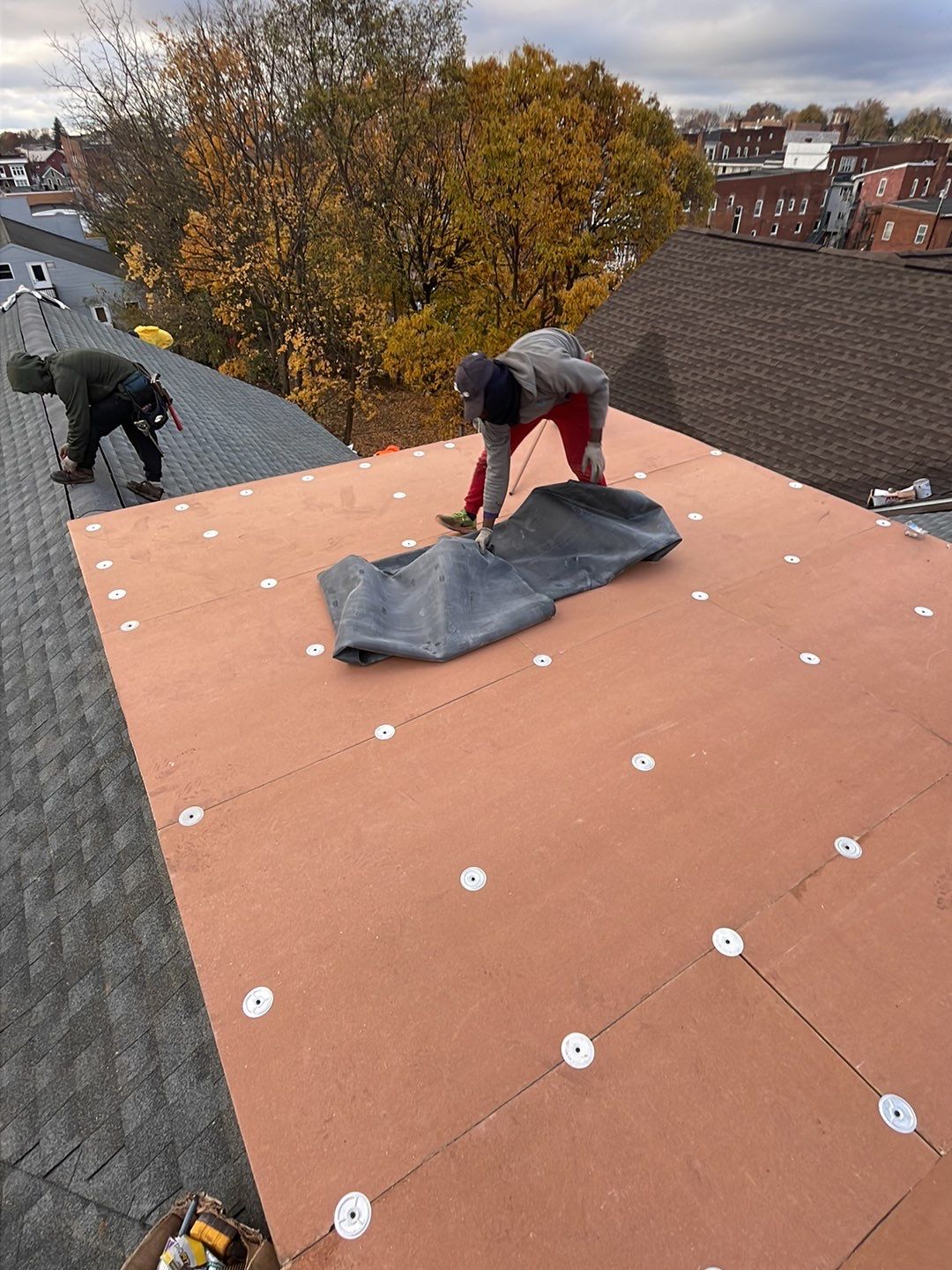 Commercial Roofing Installation using Gaf Hdz Architectural Shingle by Teflon Roofing