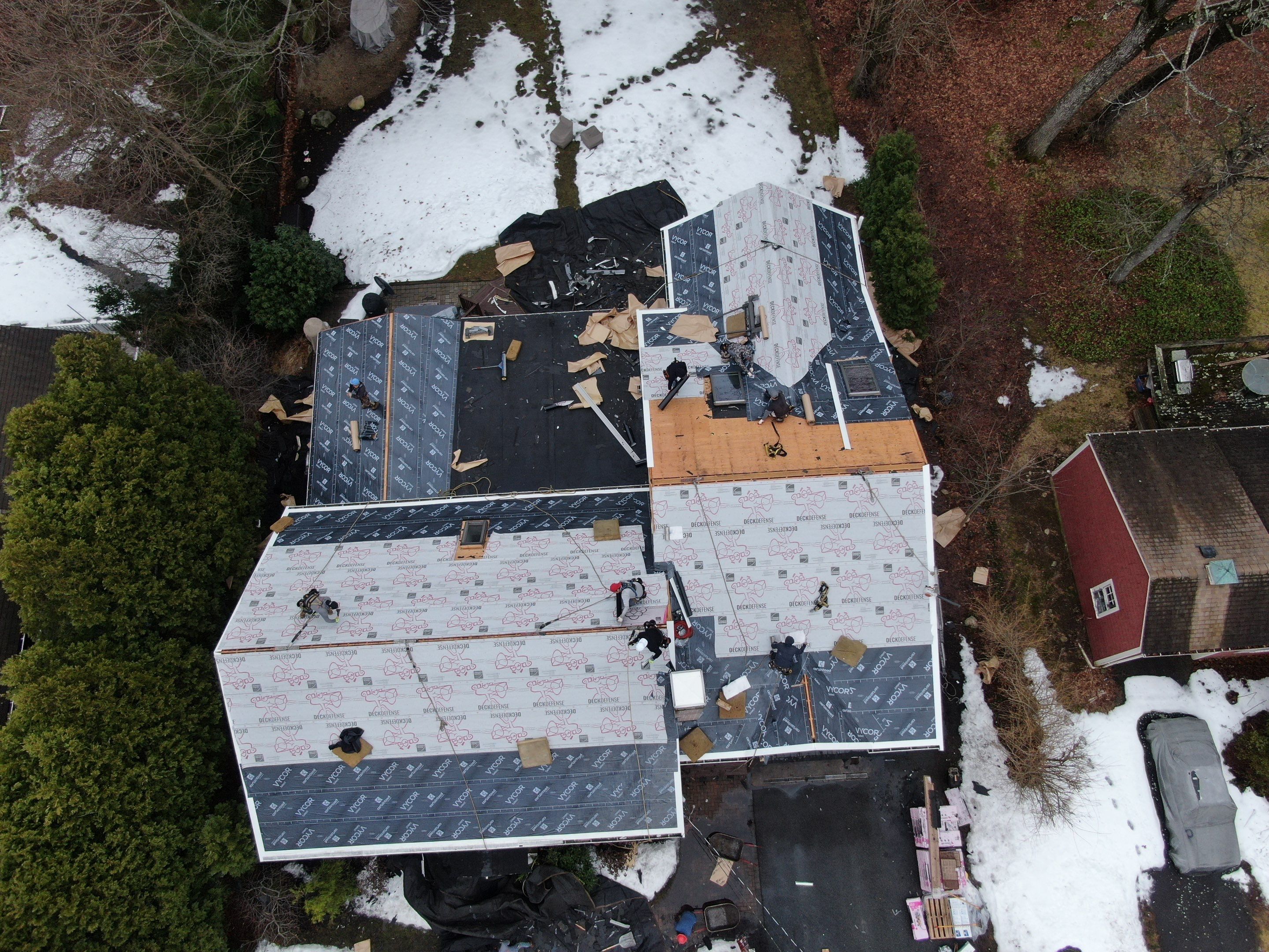 lFull Roof Replacement + Emergency Ice Dam Removal — Lexington, MA by Mighty Dog Roofing of Greater Middlesex County