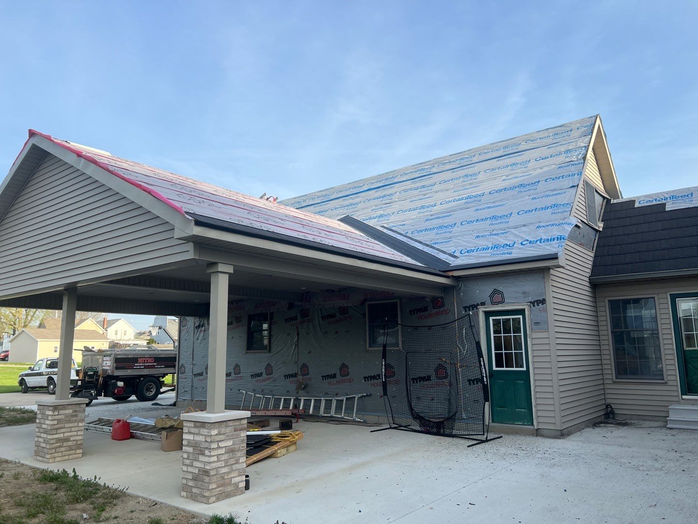 Residential Roofing Repair using Metstar Stone Coated Charcoal by Nitro Roofing and Construction