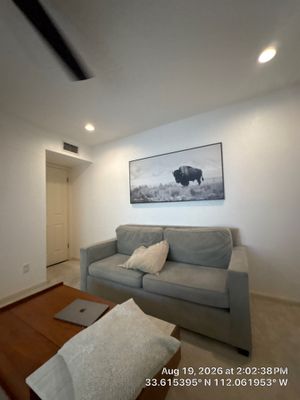 Phoenix Home Office Upgrade with Shutter Installation and AV Mounting