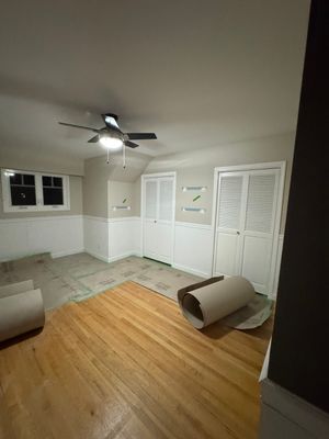 Chair Rail & Wainscotting Installation - Ruby