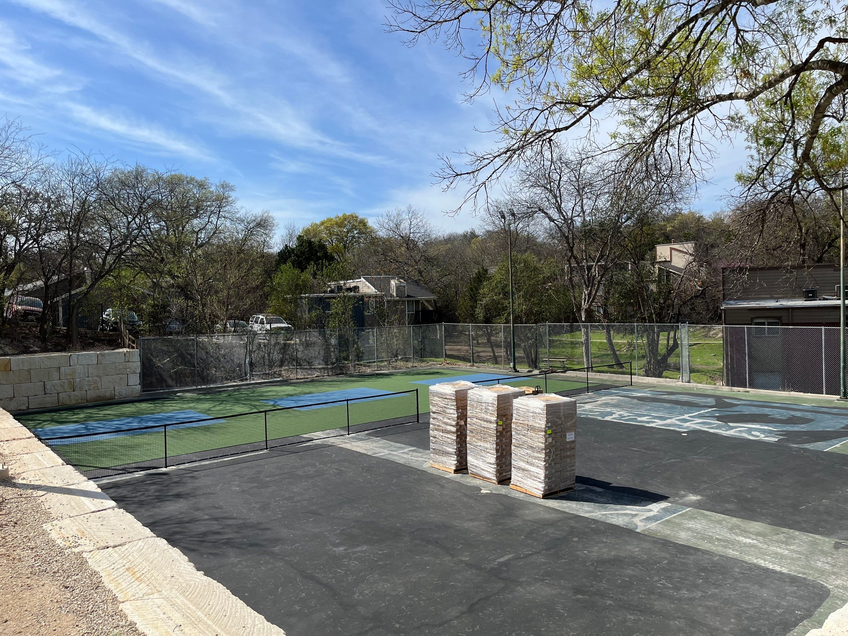 Tennis Court Conversion to Pickleball by Sport Court Austin