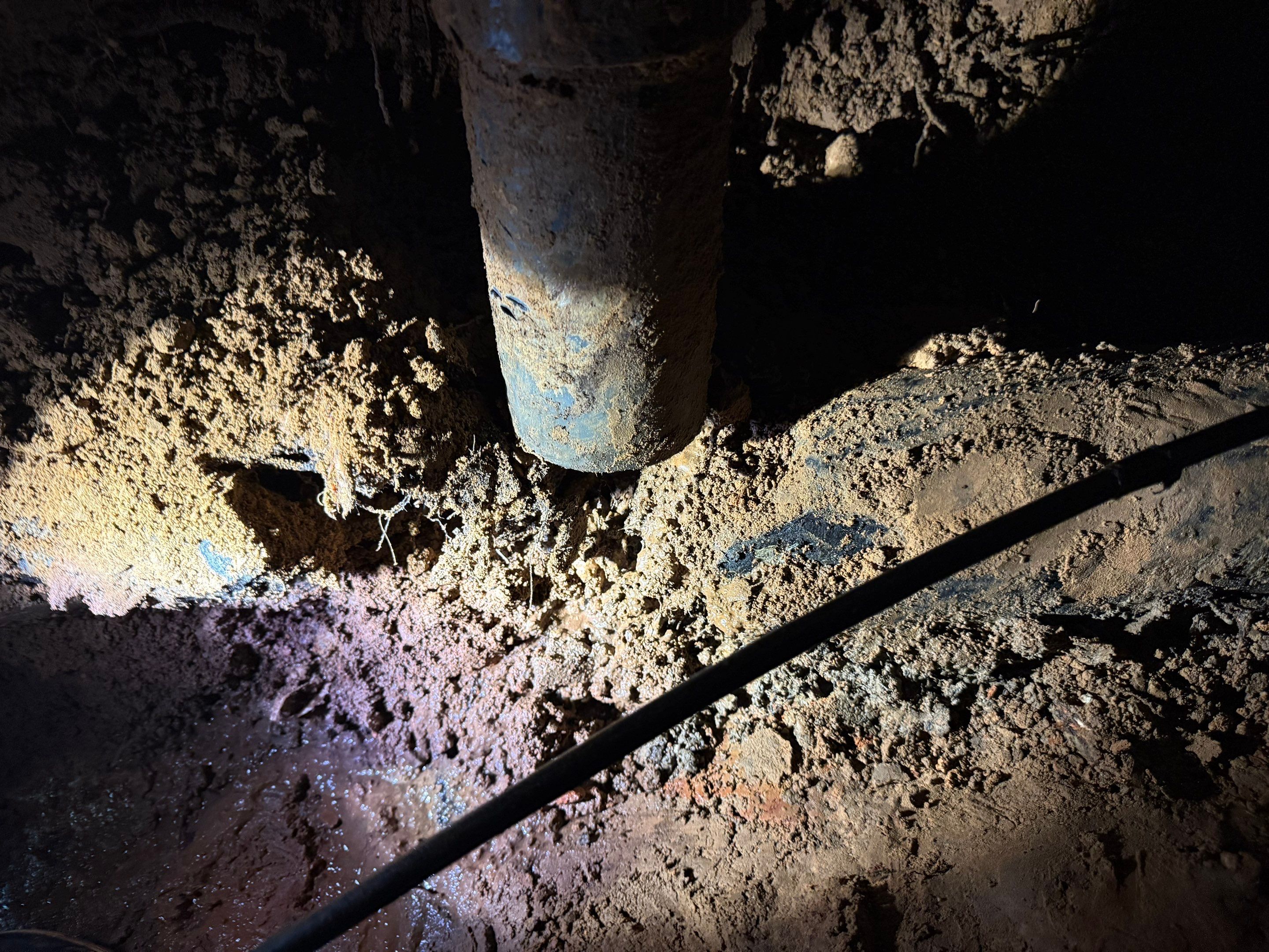 Drain Repipe Project in Mt Vernon by Rub-A-Dub Plumbing