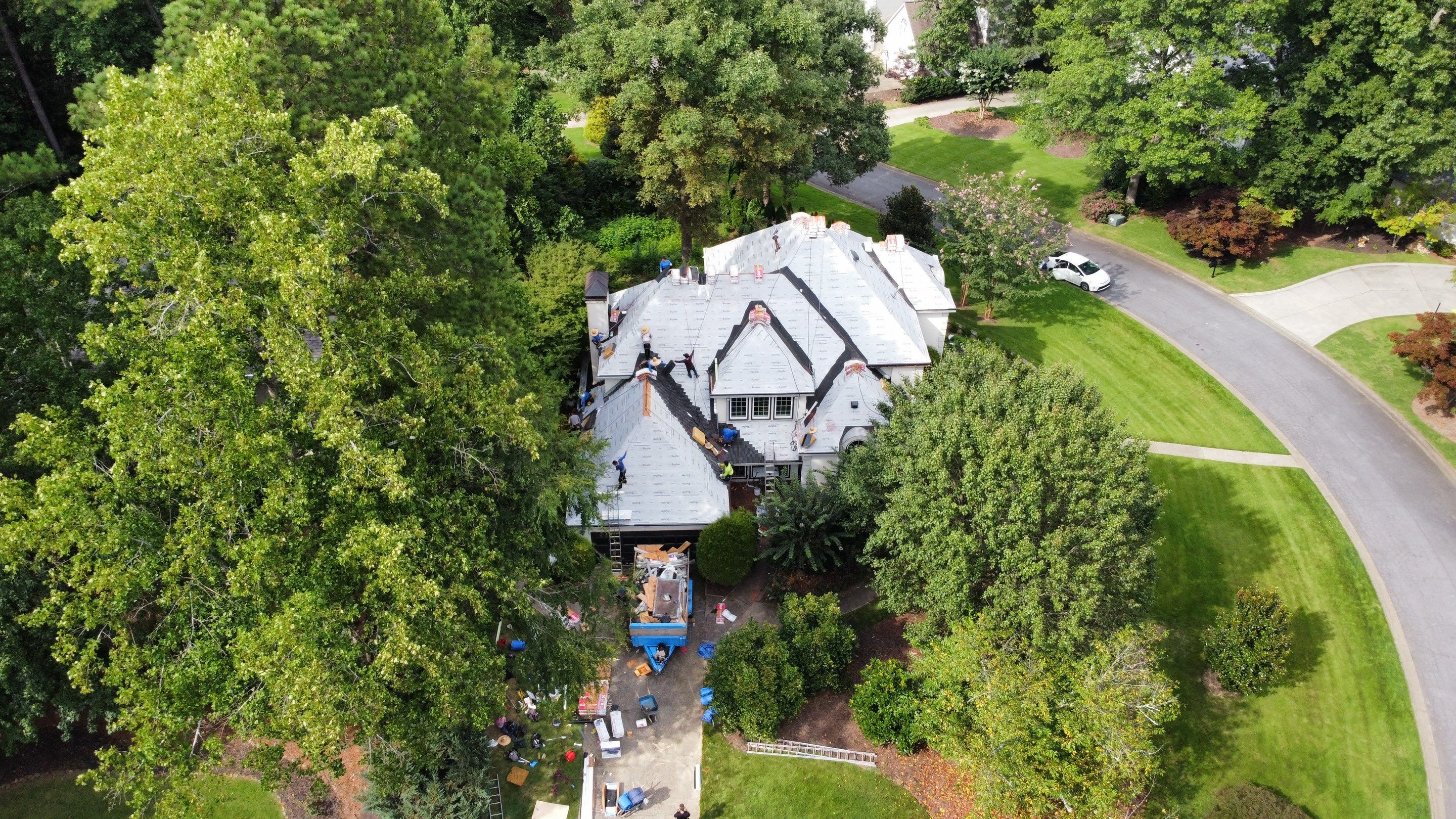  Carriage Lake DR  Roswell Roof Replacement  by Dom Roofing & Restoration