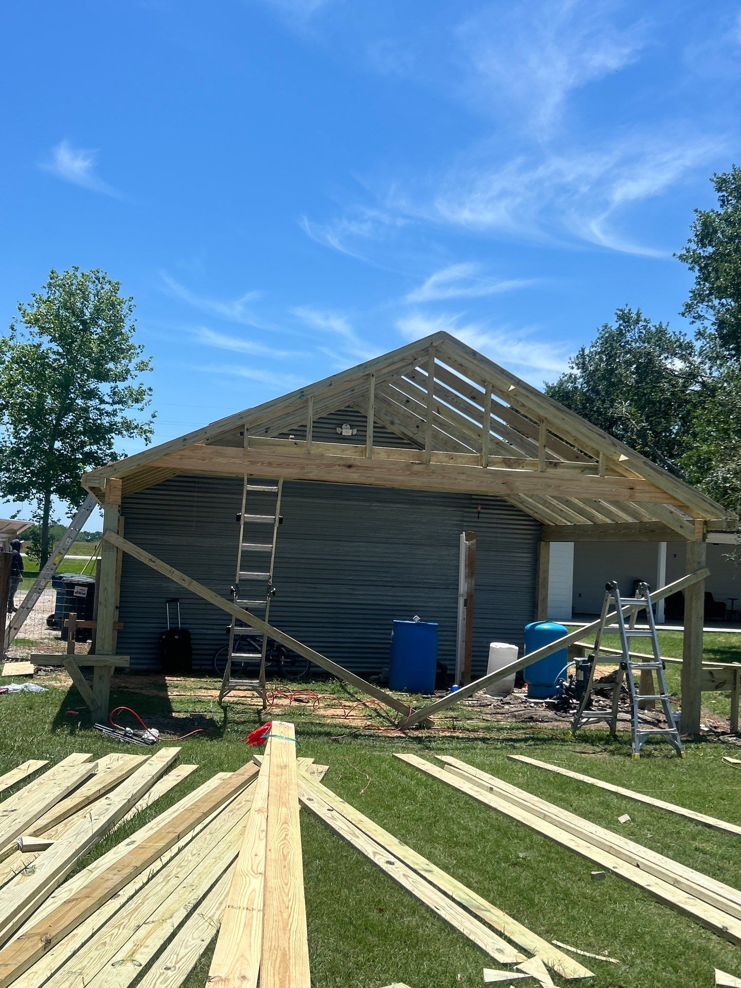 Residential Roofing Installation using Metal by Roof Repair Company