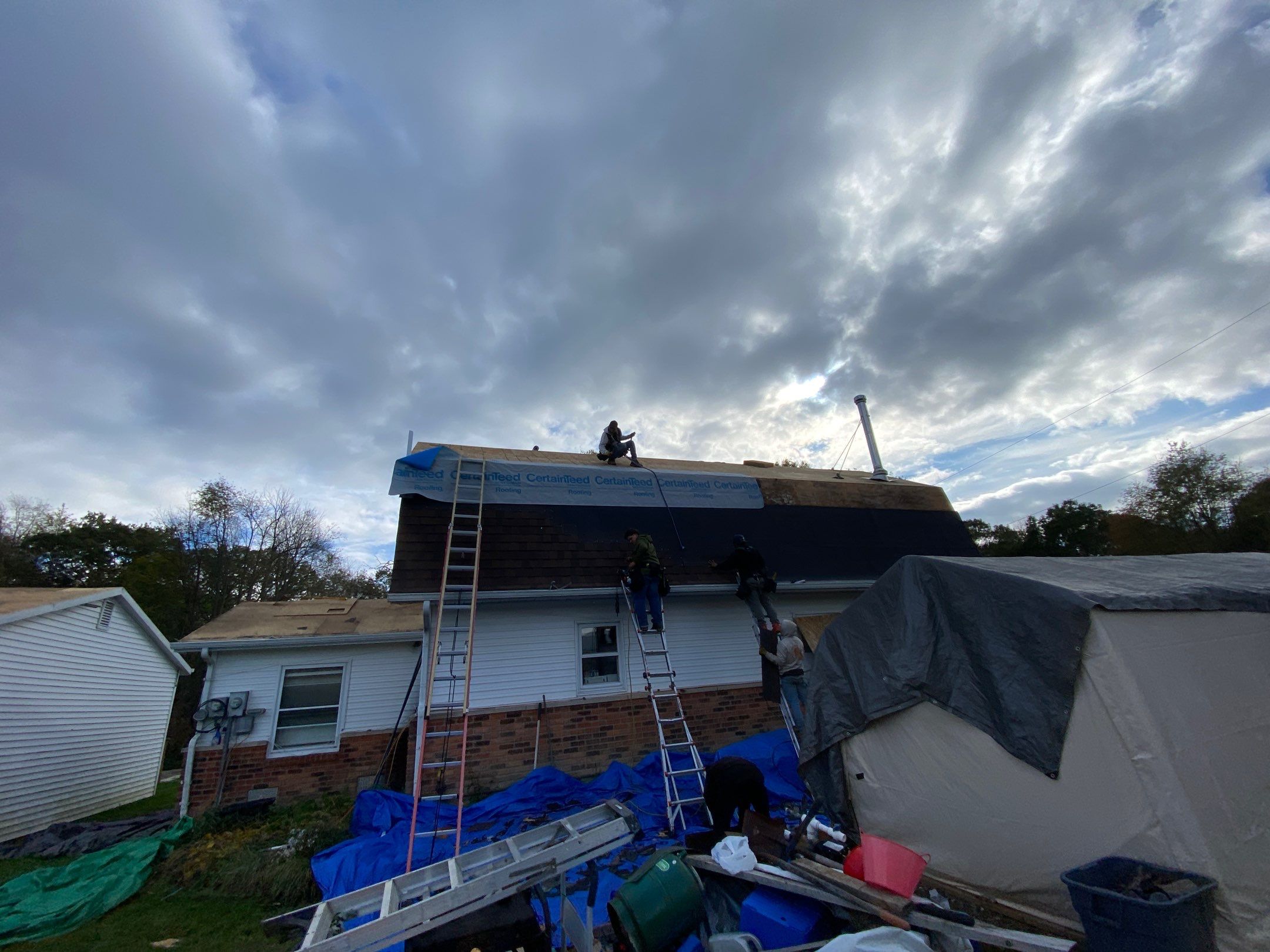 Roof Replacement using CertainTeed Landmark by 180 Contractors