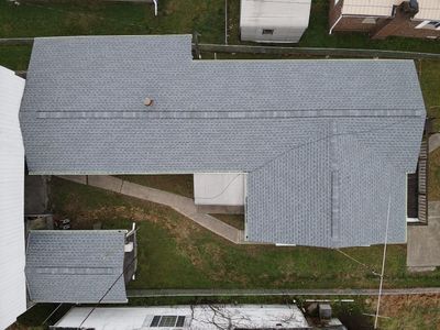 Residential Roofing Installation using GAF Timberline HDZ Oyster Grey