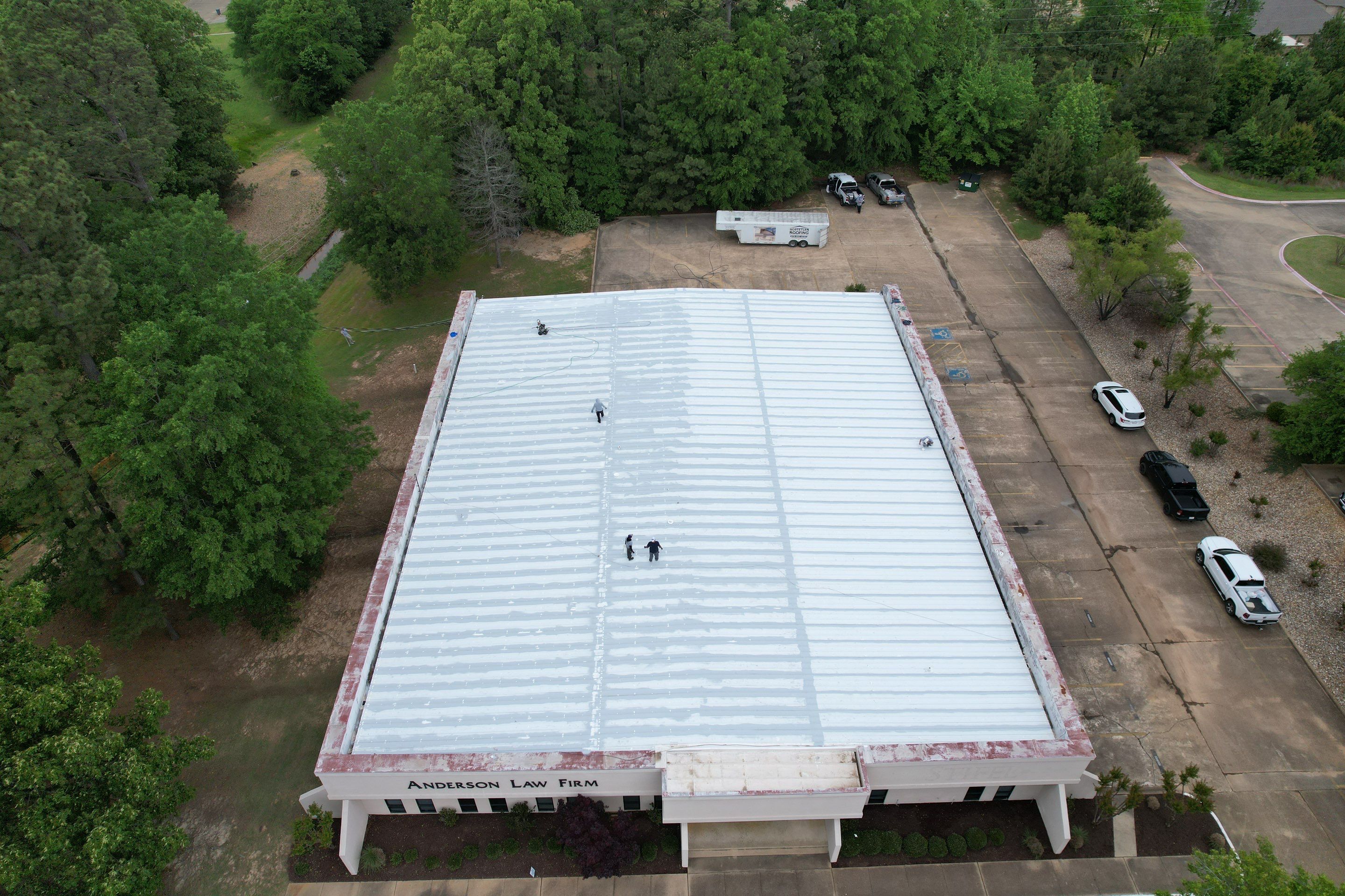 Office Building in Texarkana by Hostetler Roofing