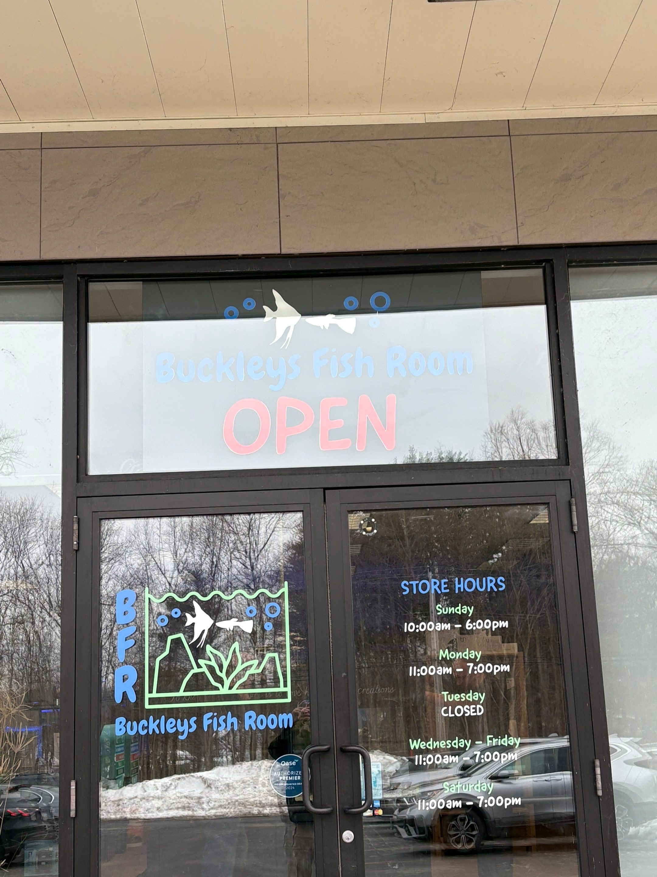 Buckley's Fish Room LED Sign & Door Vinyl by FASTSIGNS of Saratoga Springs