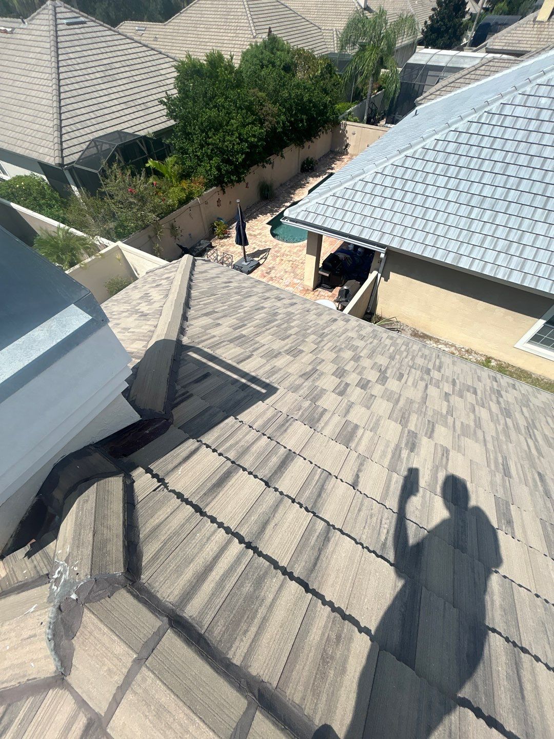 Concrete Tile Roof Repair and Gutter Maintenance in Orlando by Fortified Roofing Solutions Corp.