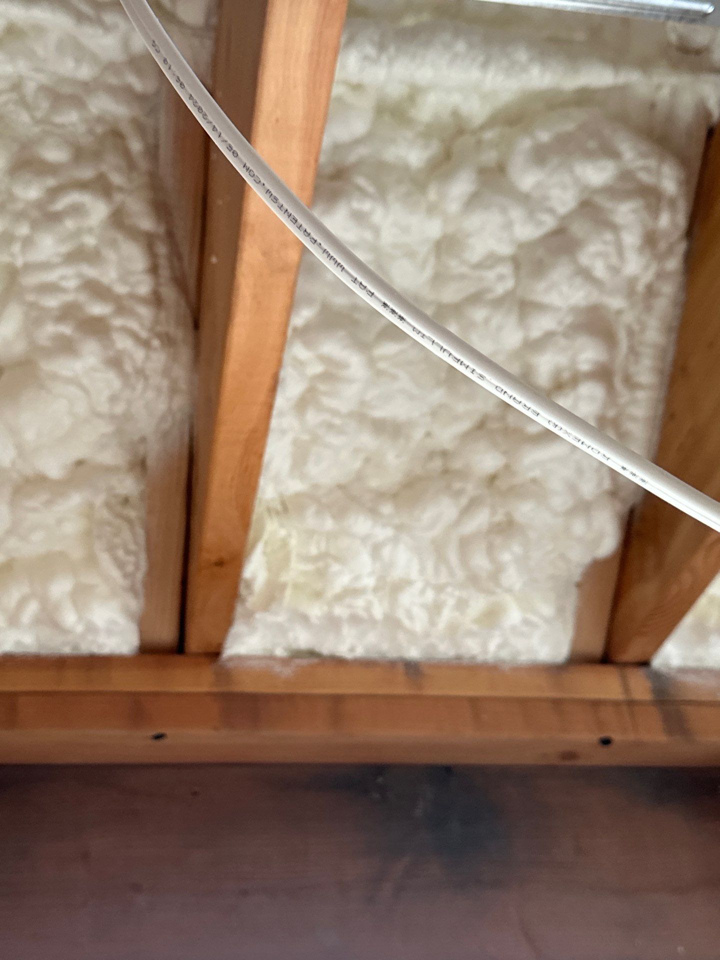 New Home Construction using open cell spray foam by NYS Foam & Energy