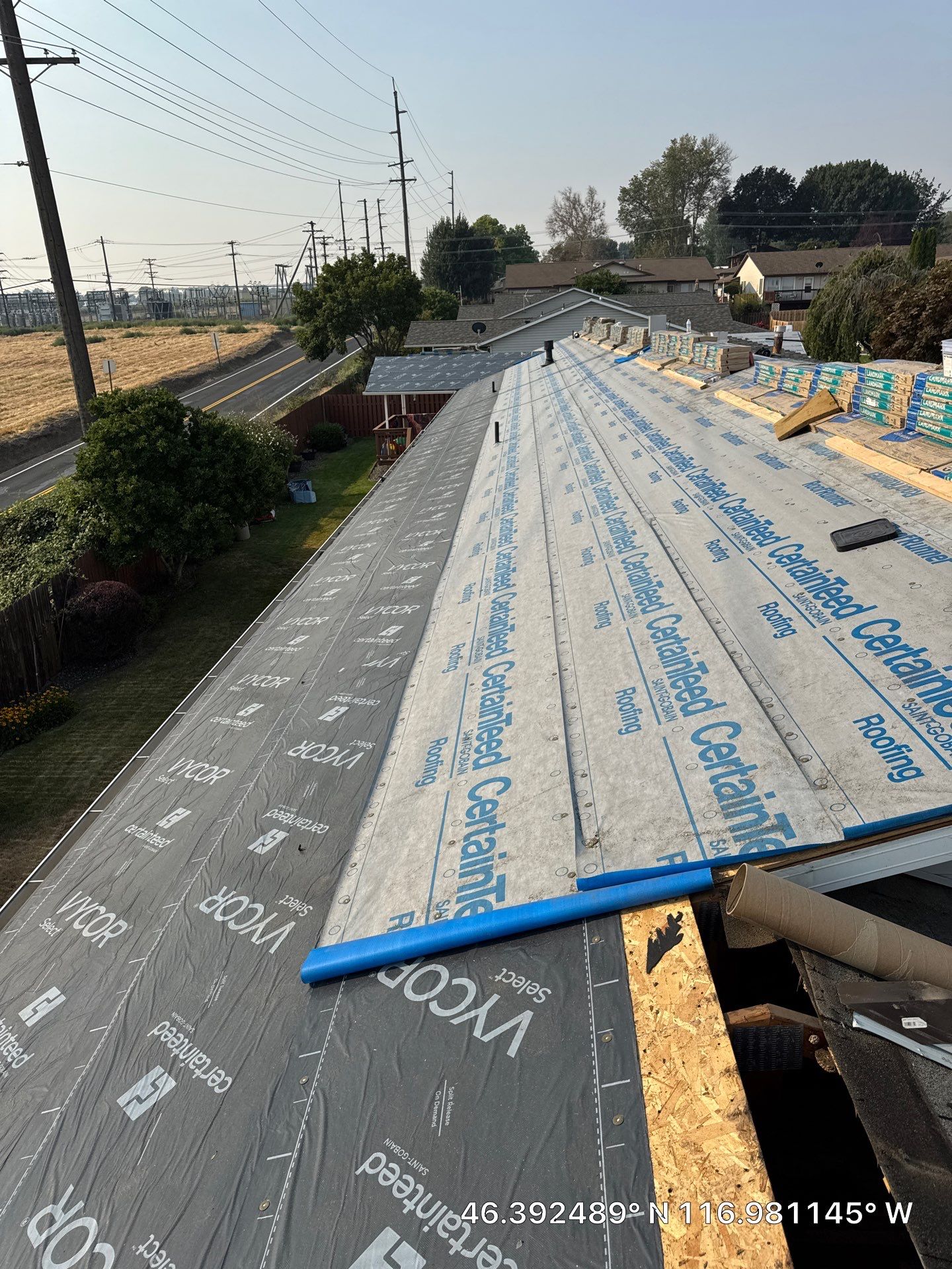 Residential Roof Replacement with CertainTeed Landmark Shingles in Lewiston by Alpine Roofing