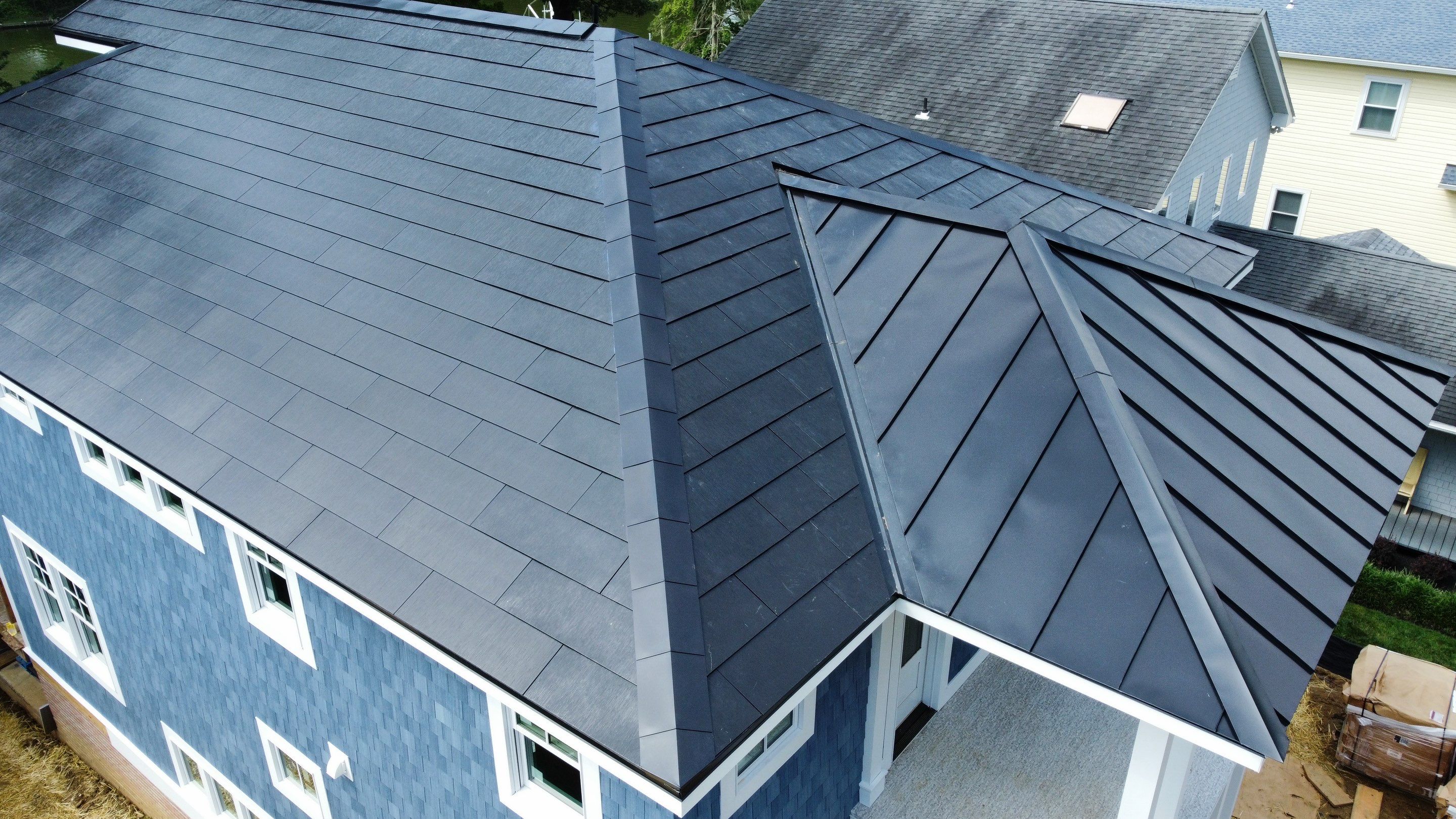 Tesla Solar Roof & Powerwall in Annapolis MD by American Home Contractors