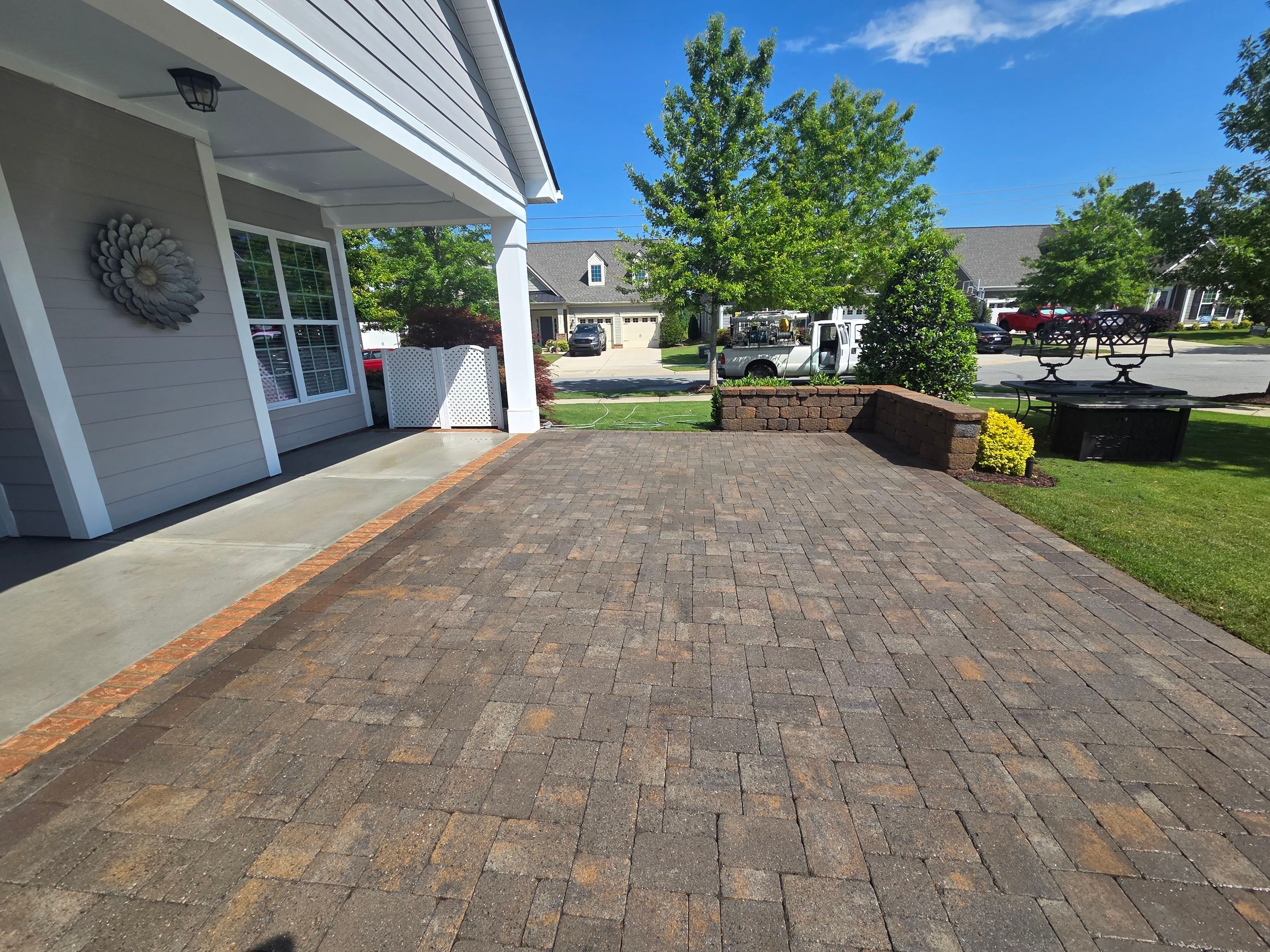 Pavers using Concrete Sealant by DuraSeal