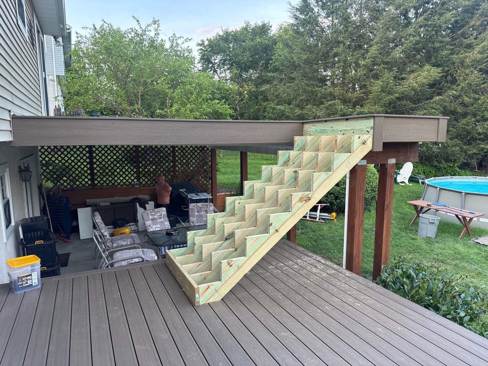 Project in Pottstown by deck guardian
