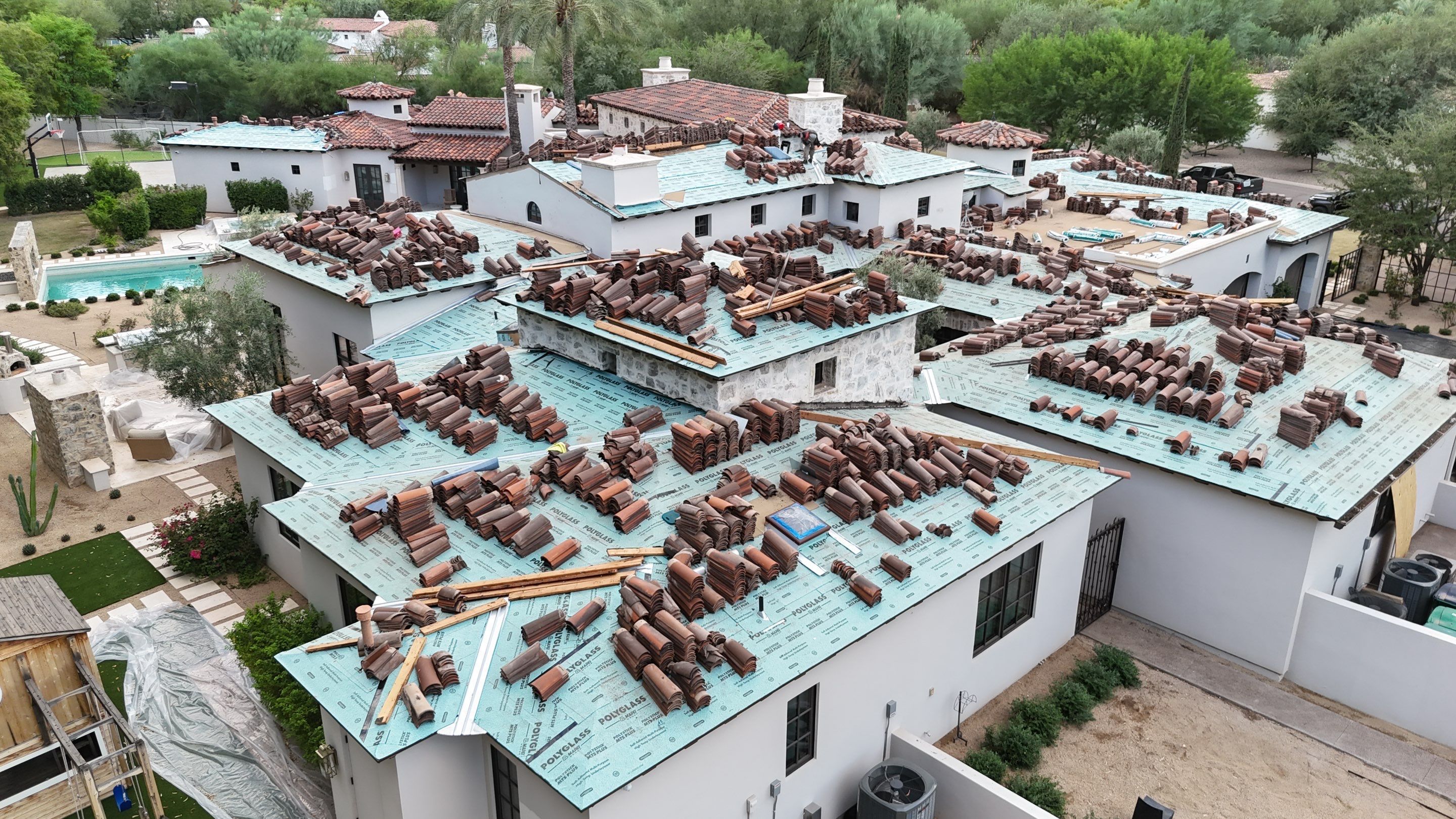 Project in Paradise Valley, AZ by Saint Roofing