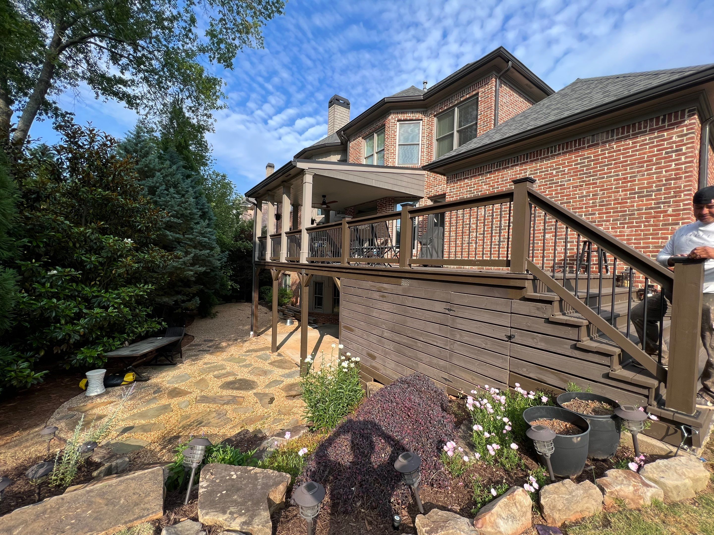 Exterior Painting and Shingle Siding Refresh for Marietta Residential Home by Swift Home Renovations
