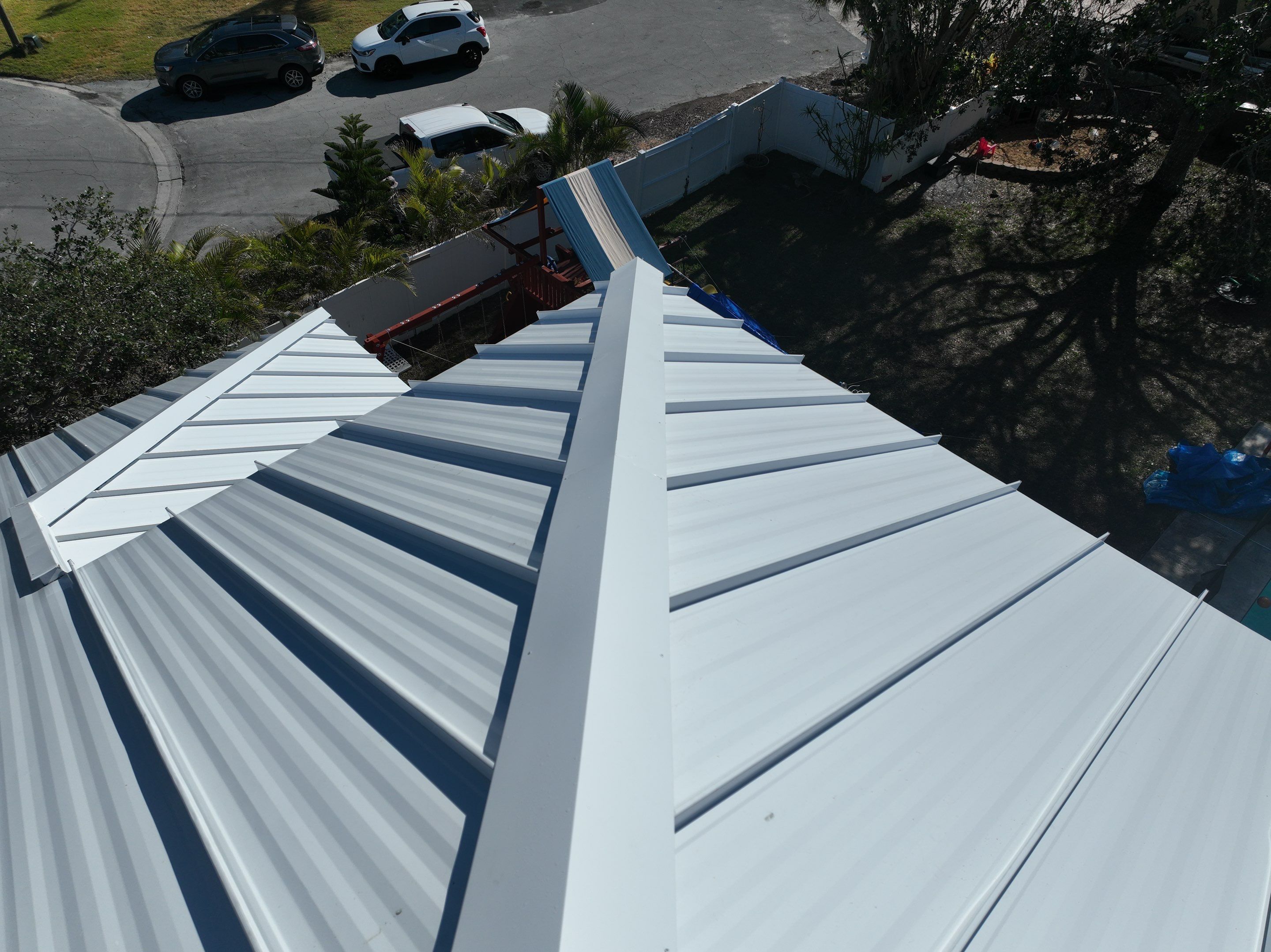 Cool White Standing Seam by Reimagine Roofing