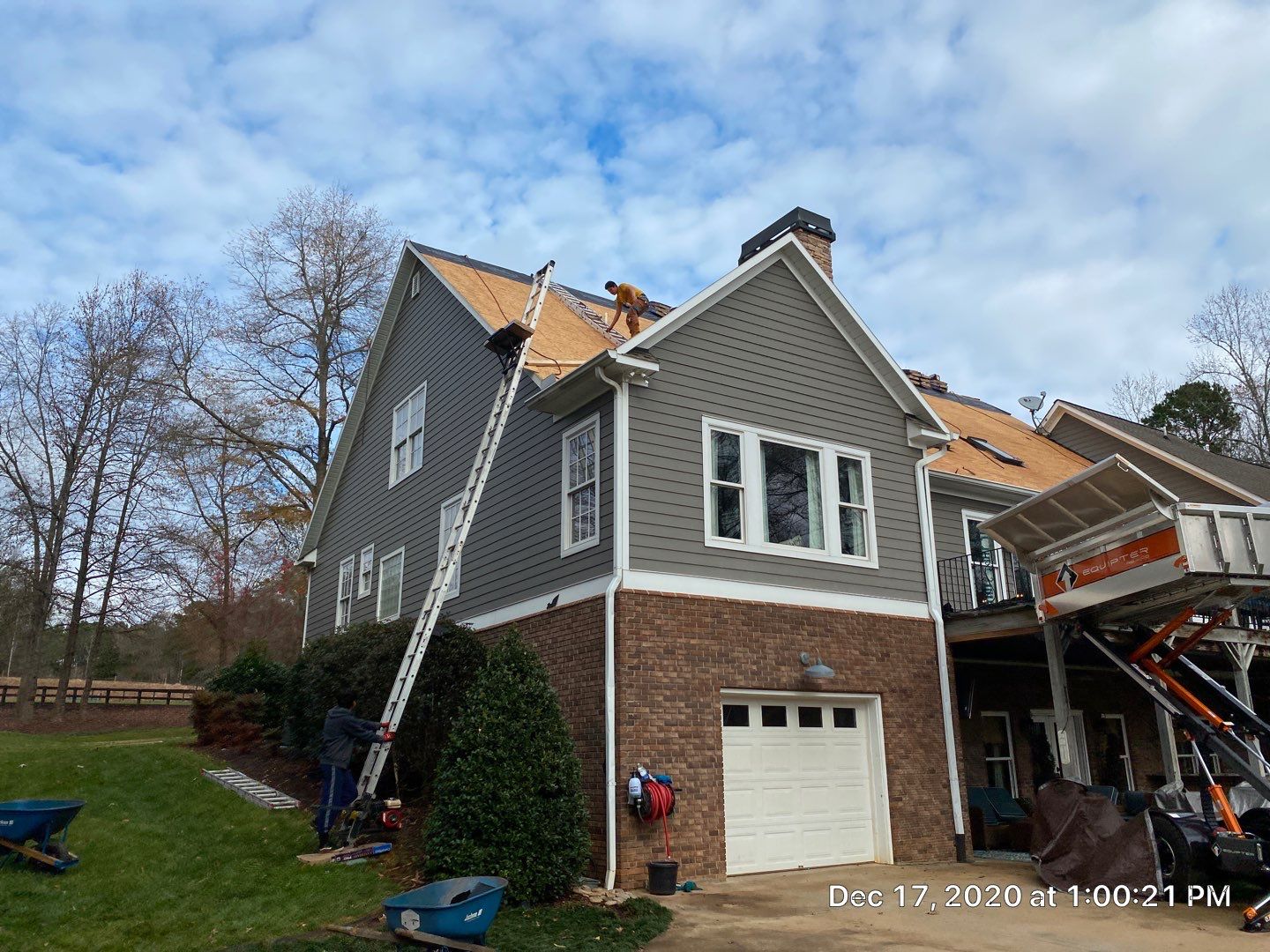 Residential Roofing Installation in Spartanburg, SC using Ceartainteed Landmark Architectural Shingles by Property Assessment