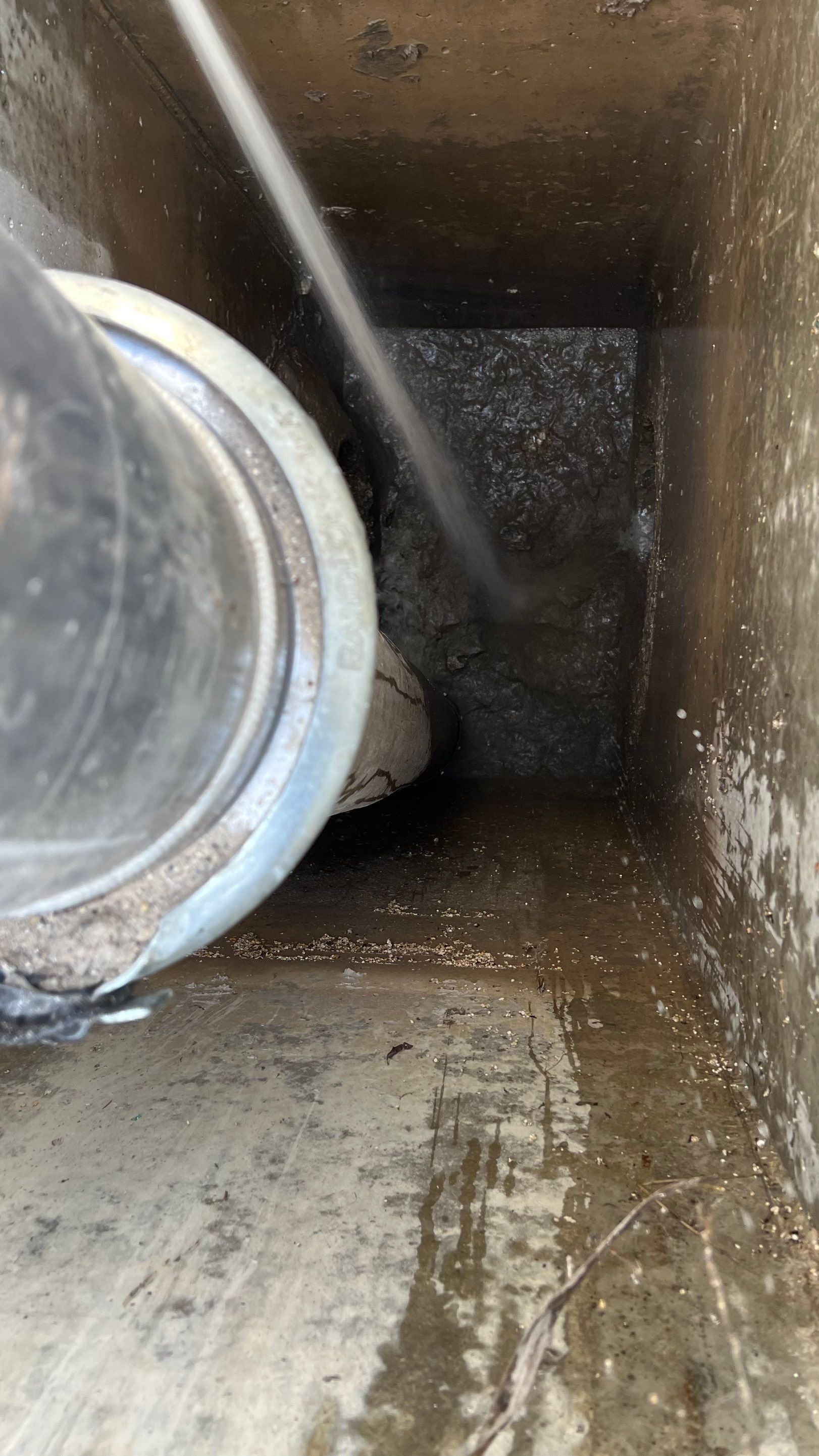 New Construction Storm Drain System Cleaning by APS Power & Water