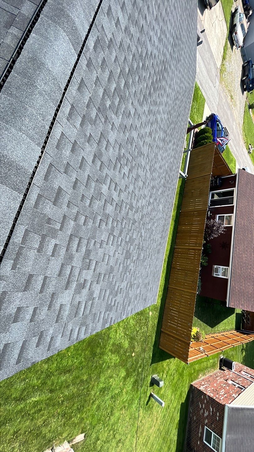 Residential Roofing Installation using GAF Timberline HDZ Charcoal by Nitro Roofing and Construction