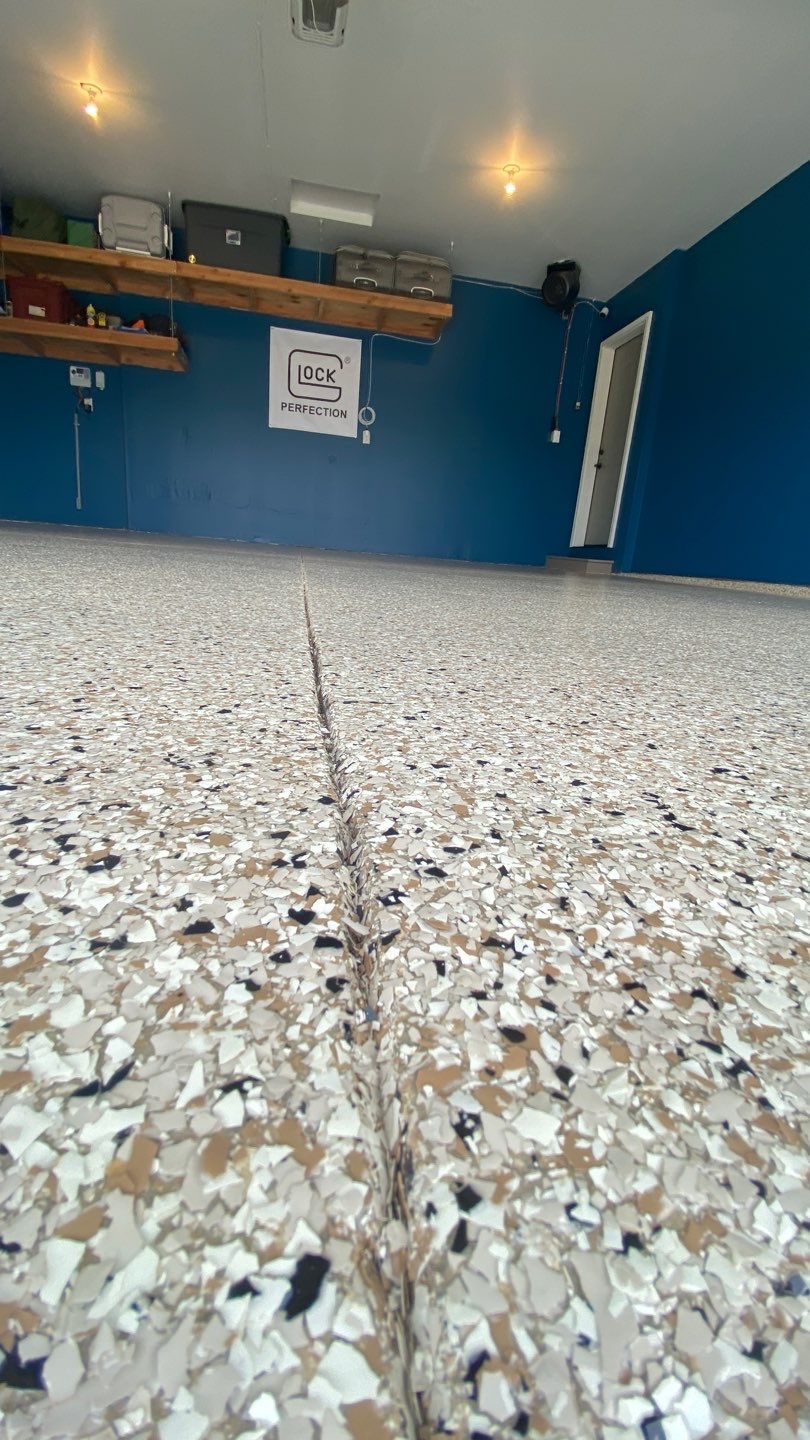 Garage using Driftwood by Select Painting, Coatings & Garage Cabinets