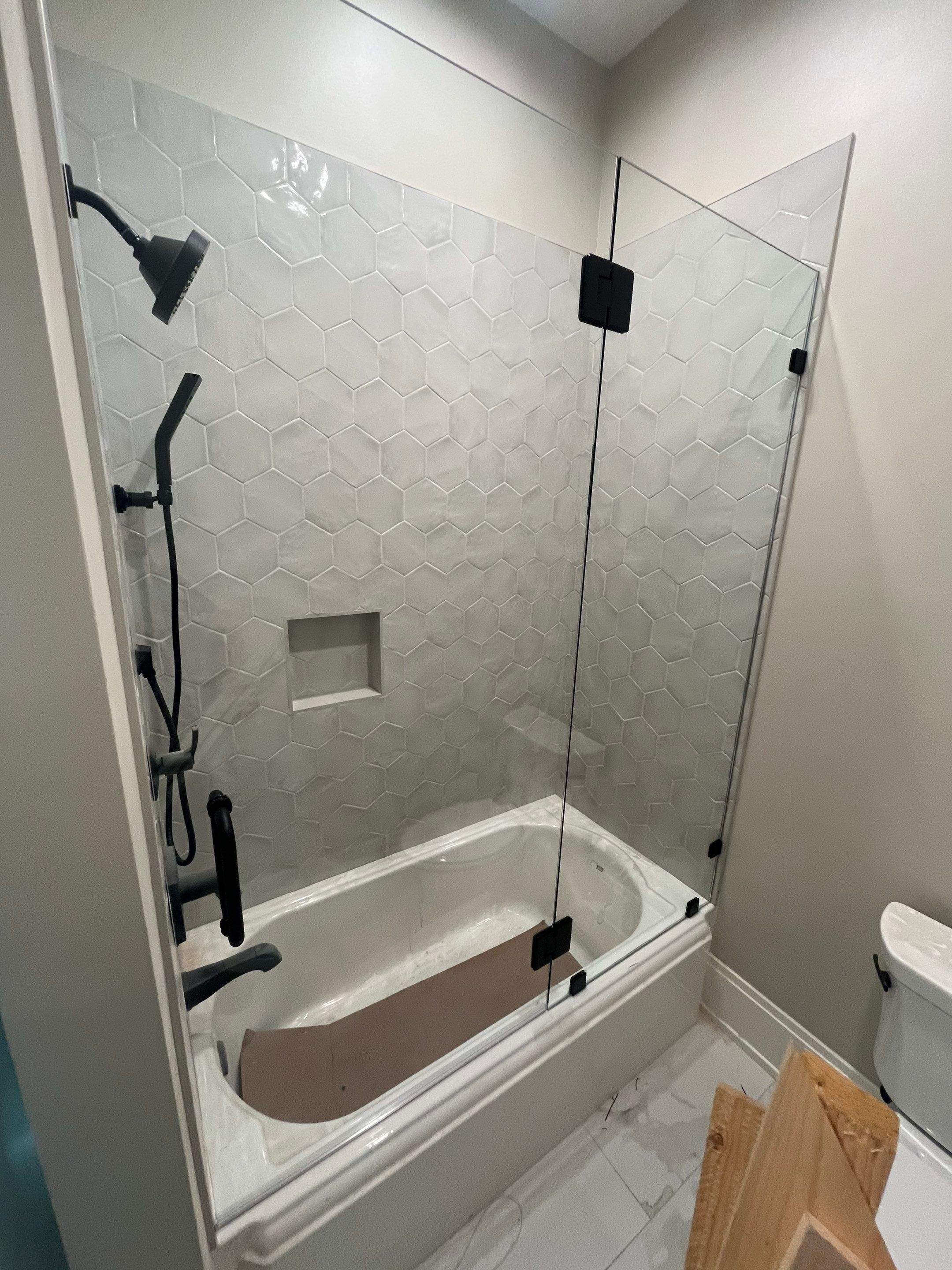 Shower Pictures by Custom Glass Service