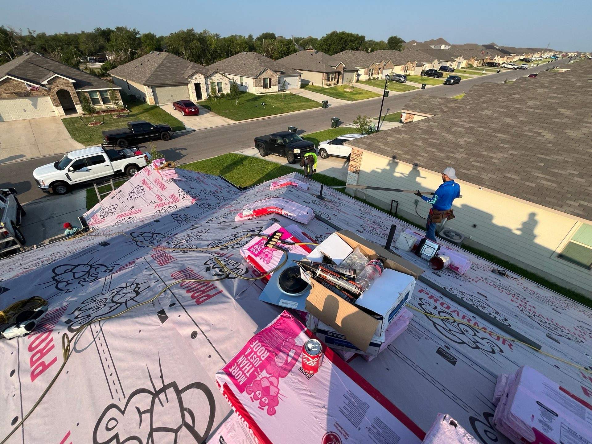 Residential Roofing Installation using Owens Corning Oakridge by Kstylez Roofing & Construction