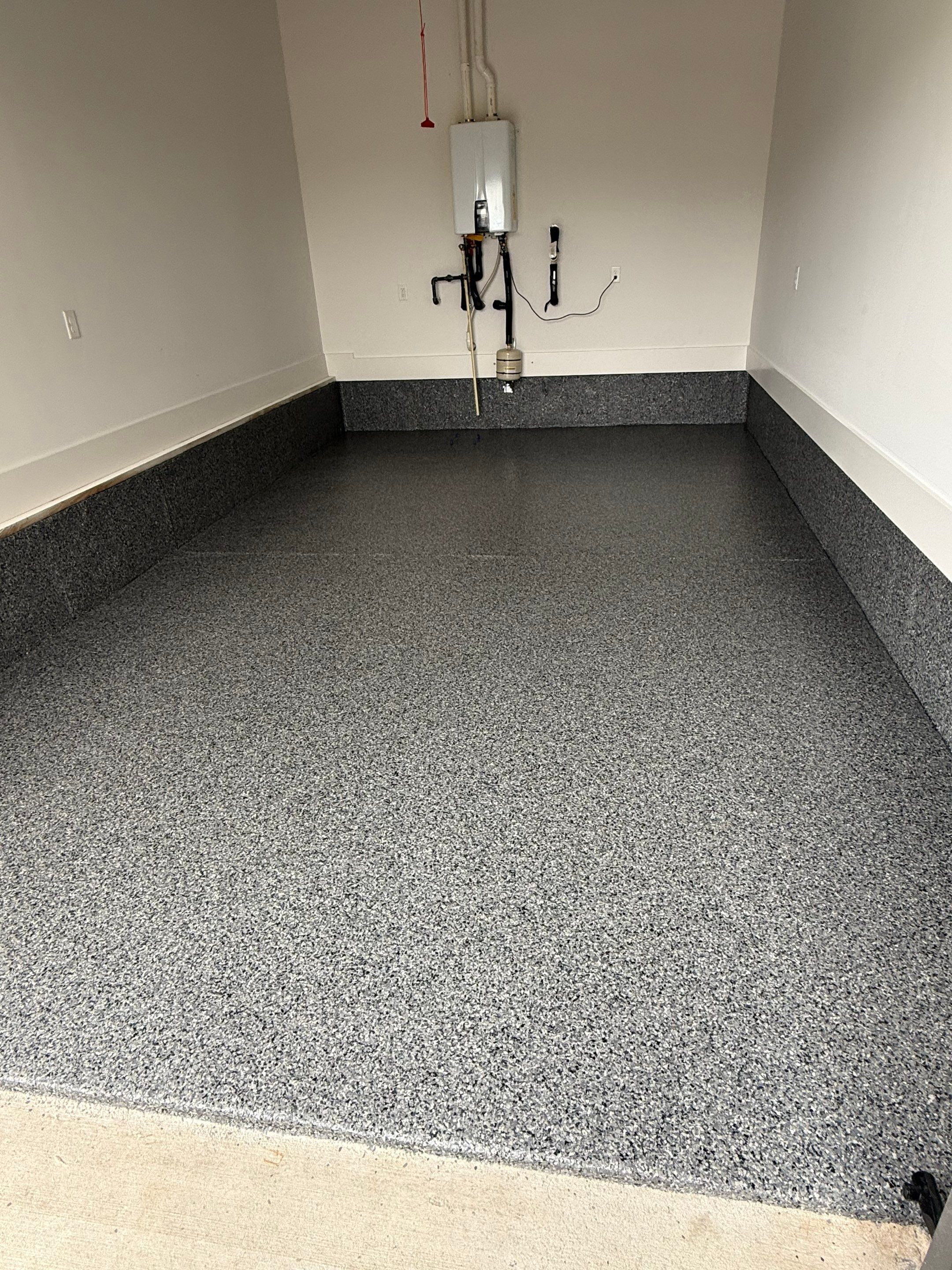 Garage Floor Coating using Nightfall by My Garage Floor Guys