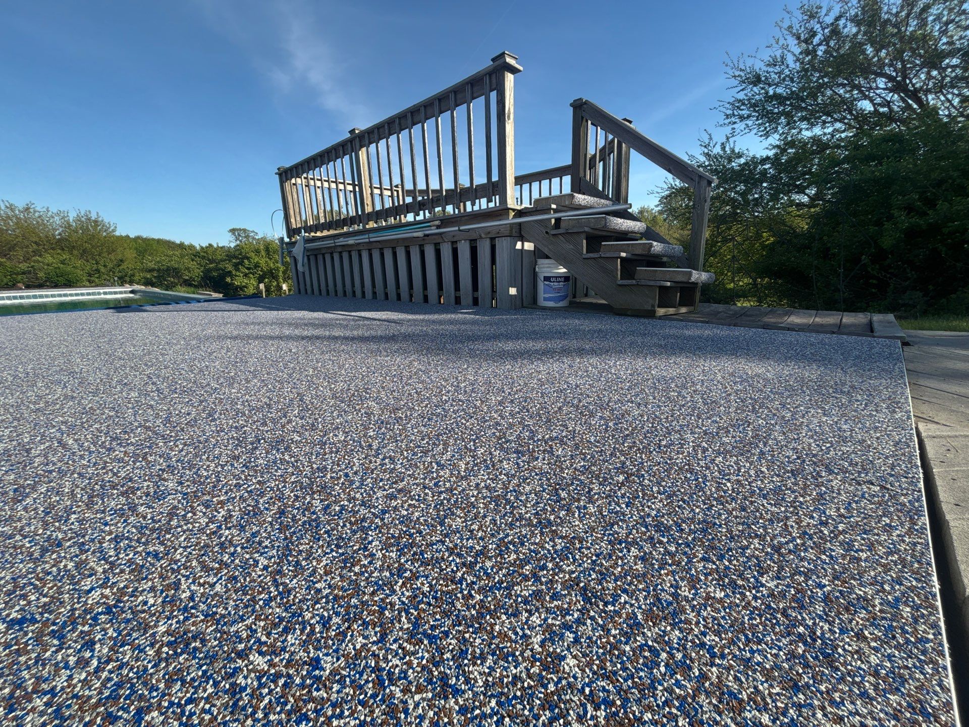 Rubaroc Caspian Pool Deck Coating by Level 10 Coatings