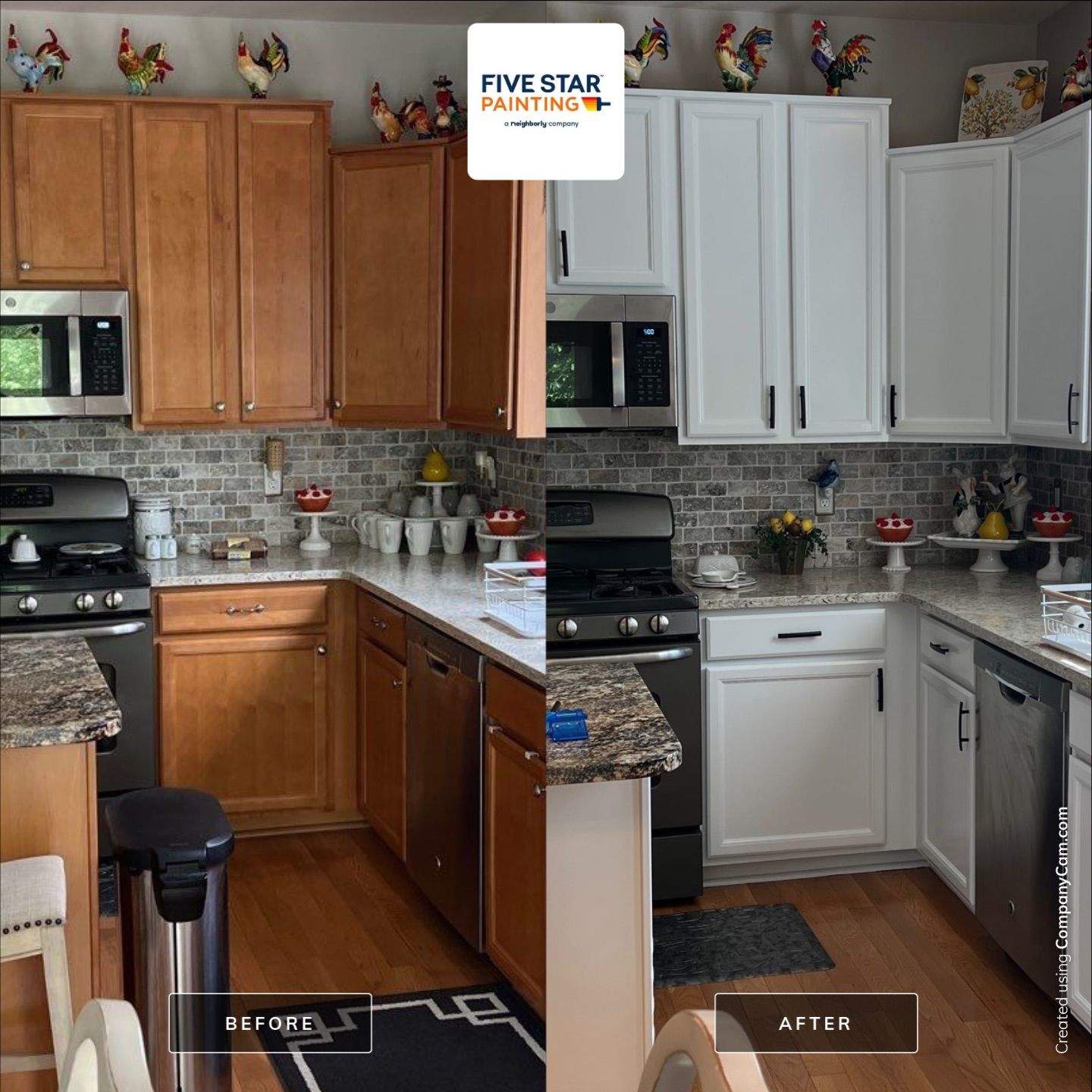 Five Star Painting - Cabinets by Five Star Painting of Batavia